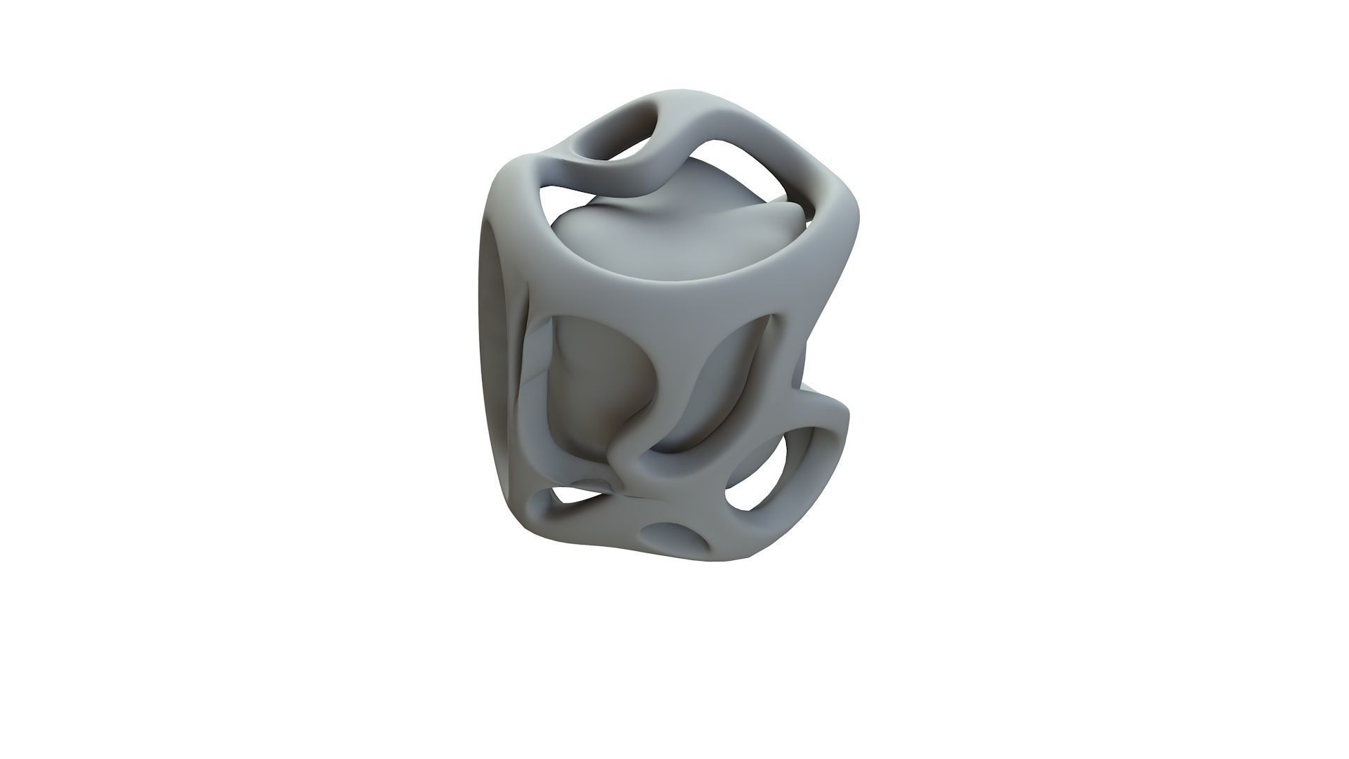 SciFi Shape Object Low Poly 87 Low-poly 3D model_14