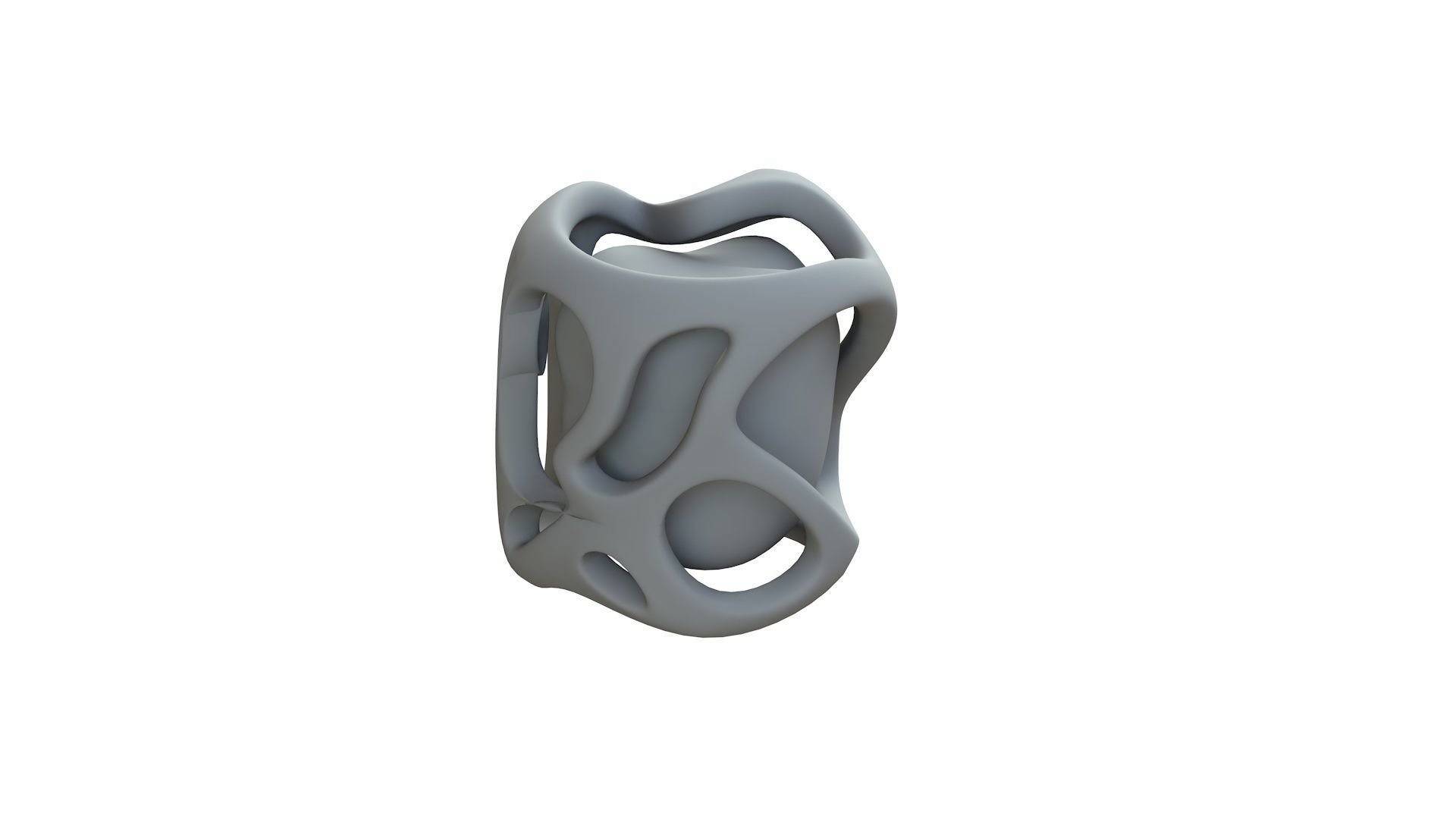 SciFi Shape Object Low Poly 87 Low-poly 3D model_10