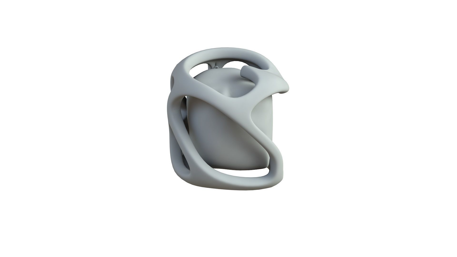 SciFi Shape Object Low Poly 87 Low-poly 3D model_5