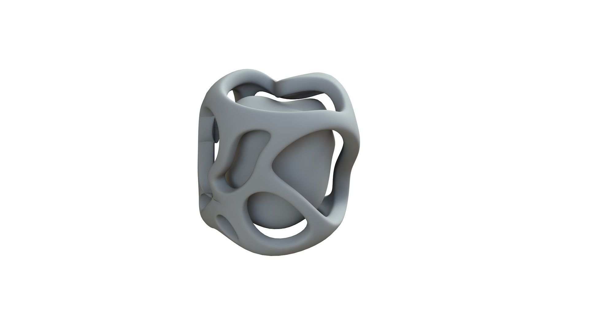 SciFi Shape Object Low Poly 87 Low-poly 3D model_9