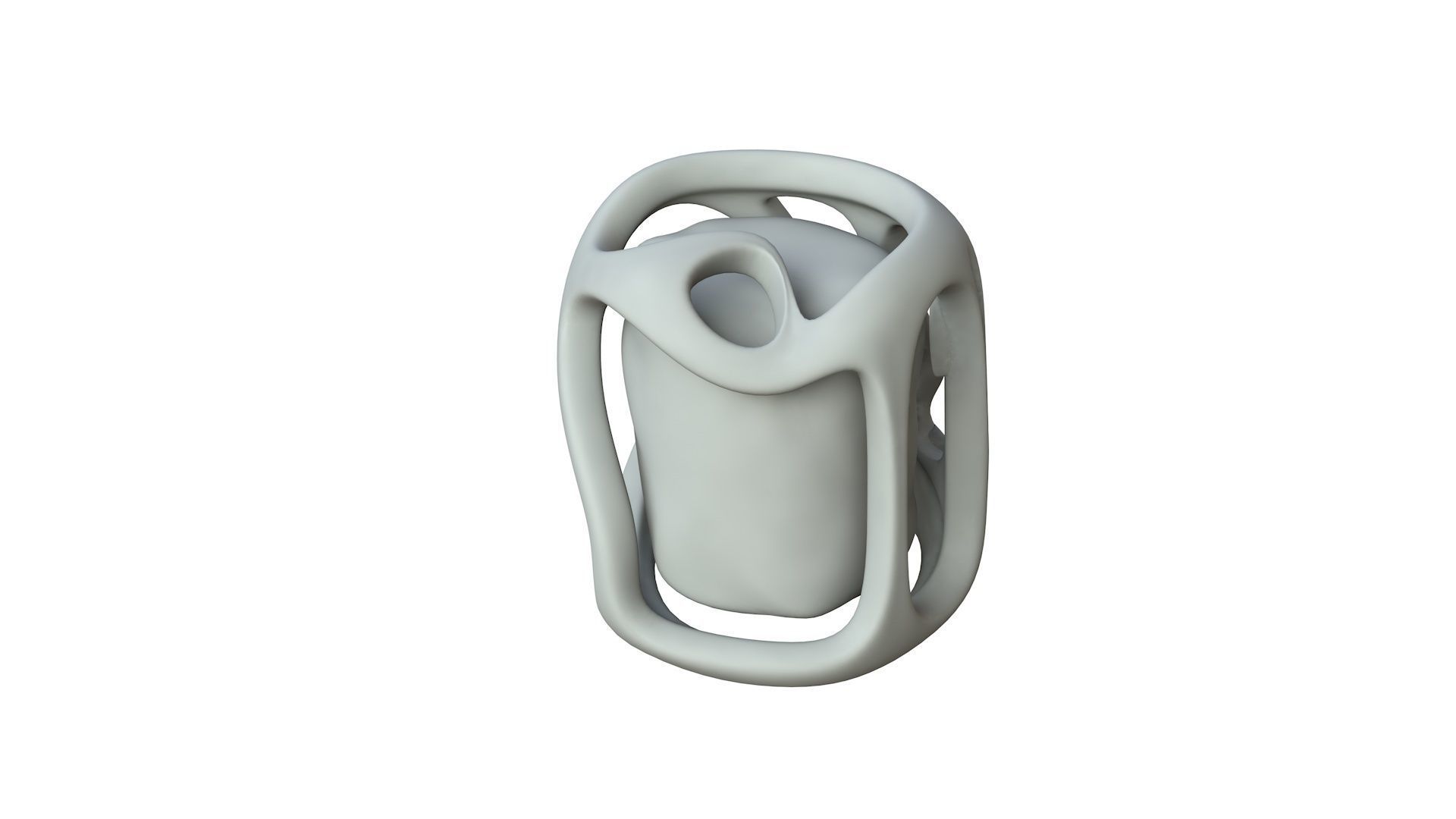 SciFi Shape Object Low Poly 87 Low-poly 3D model_1