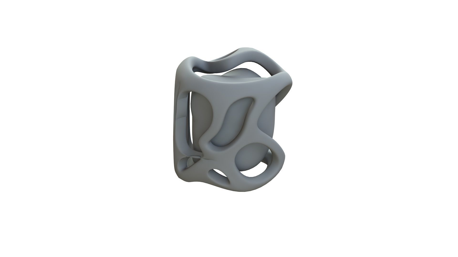 SciFi Shape Object Low Poly 87 Low-poly 3D model_11