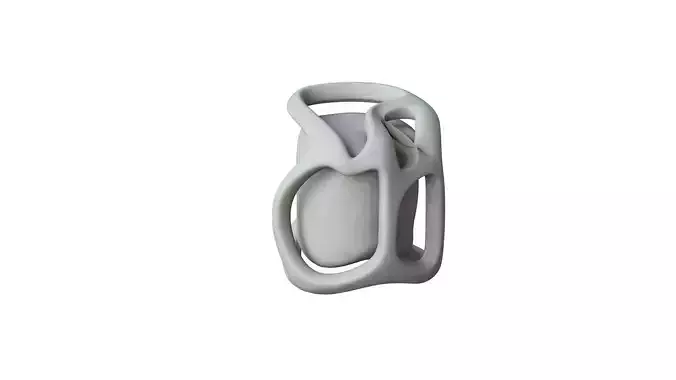 SciFi Shape Object Low Poly86 Low-poly 3D model