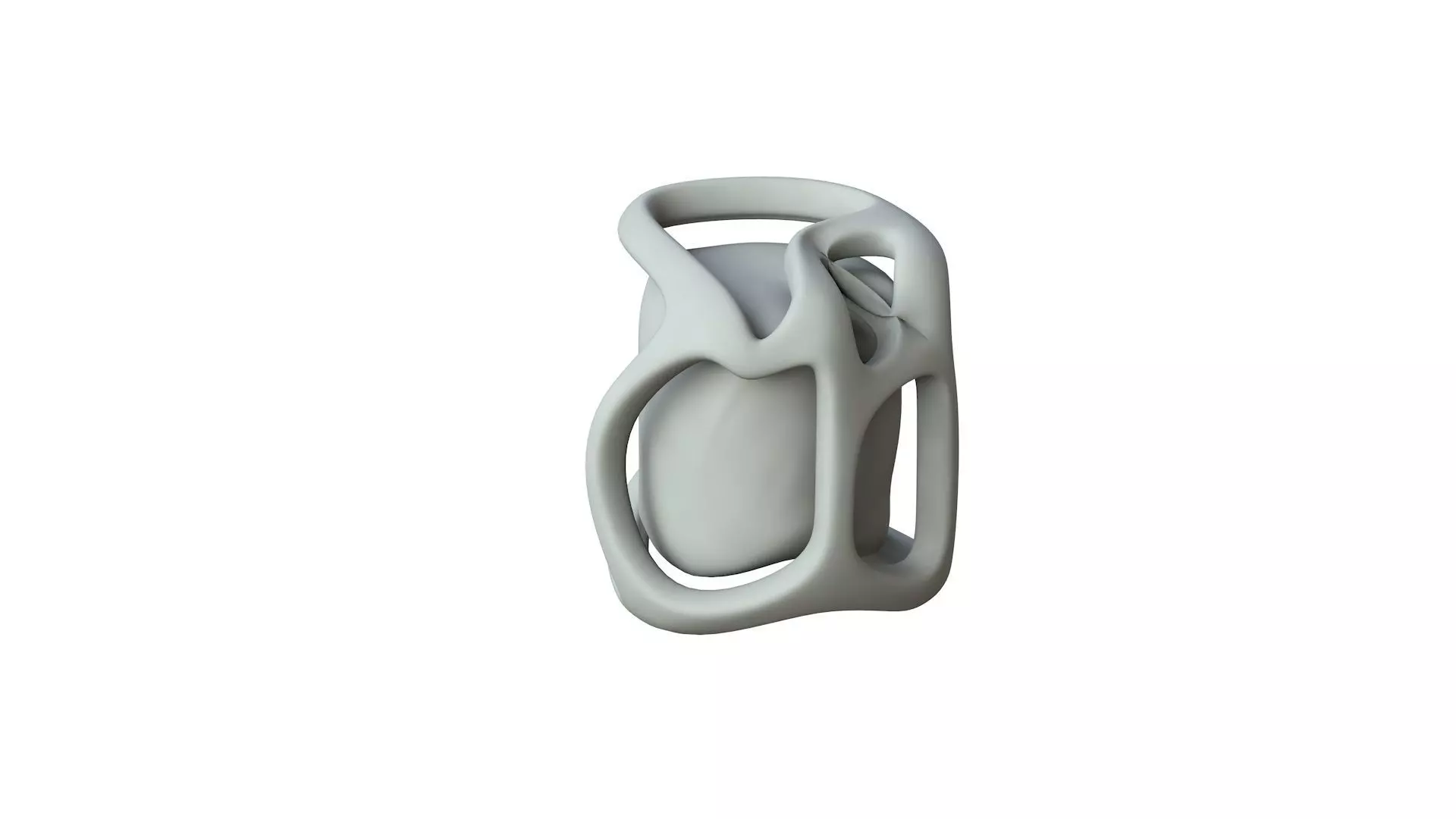 SciFi Shape Object Low Poly86 Low-poly 3D model_0