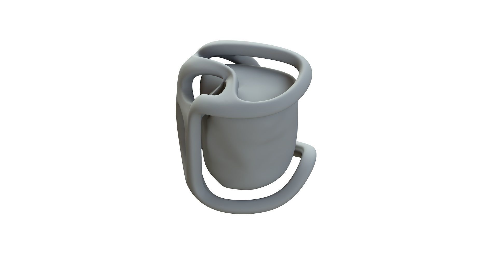 SciFi Shape Object Low Poly86 Low-poly 3D model_14