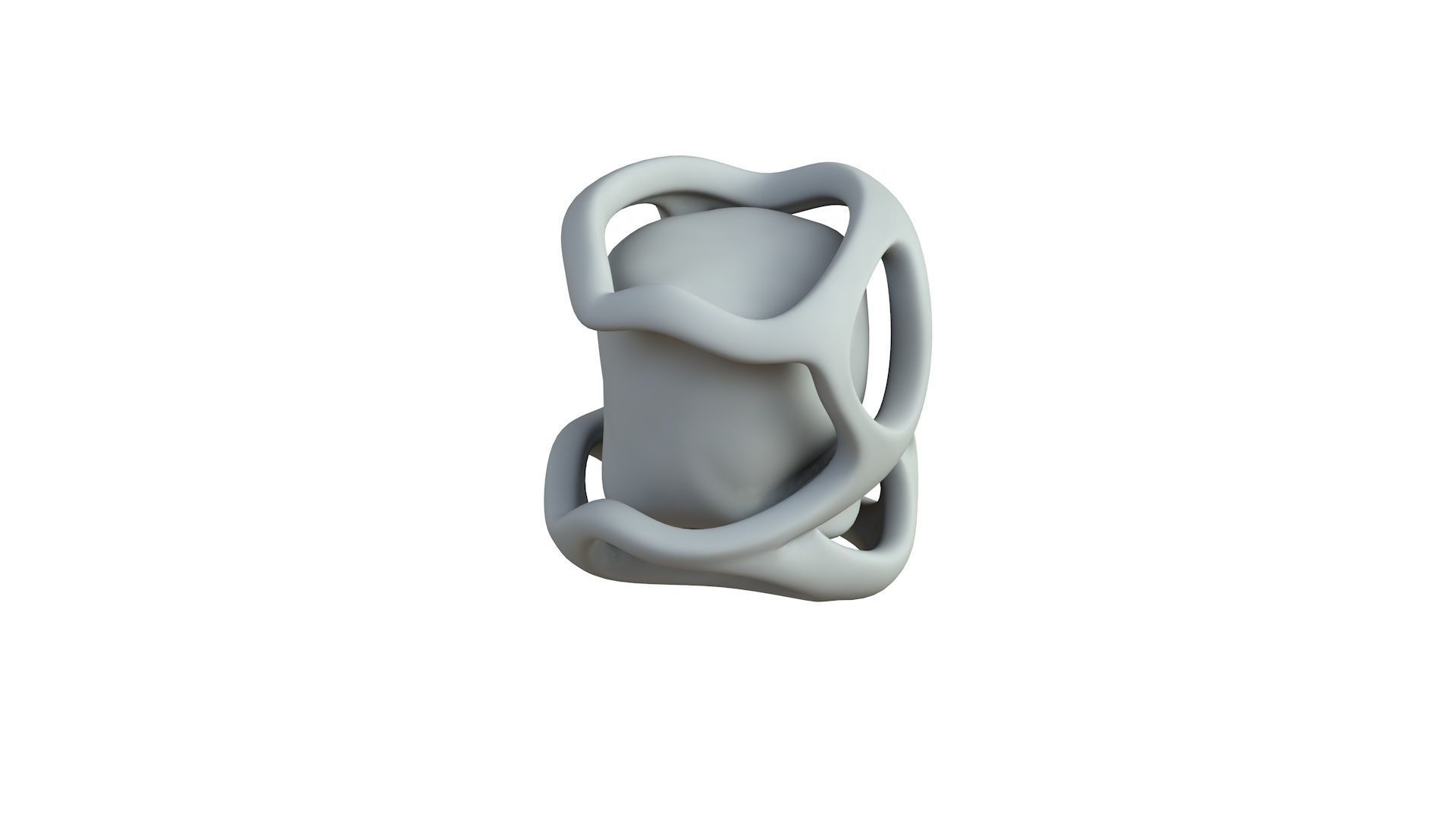 SciFi Shape Object Low Poly 85 Low-poly 3D model_5