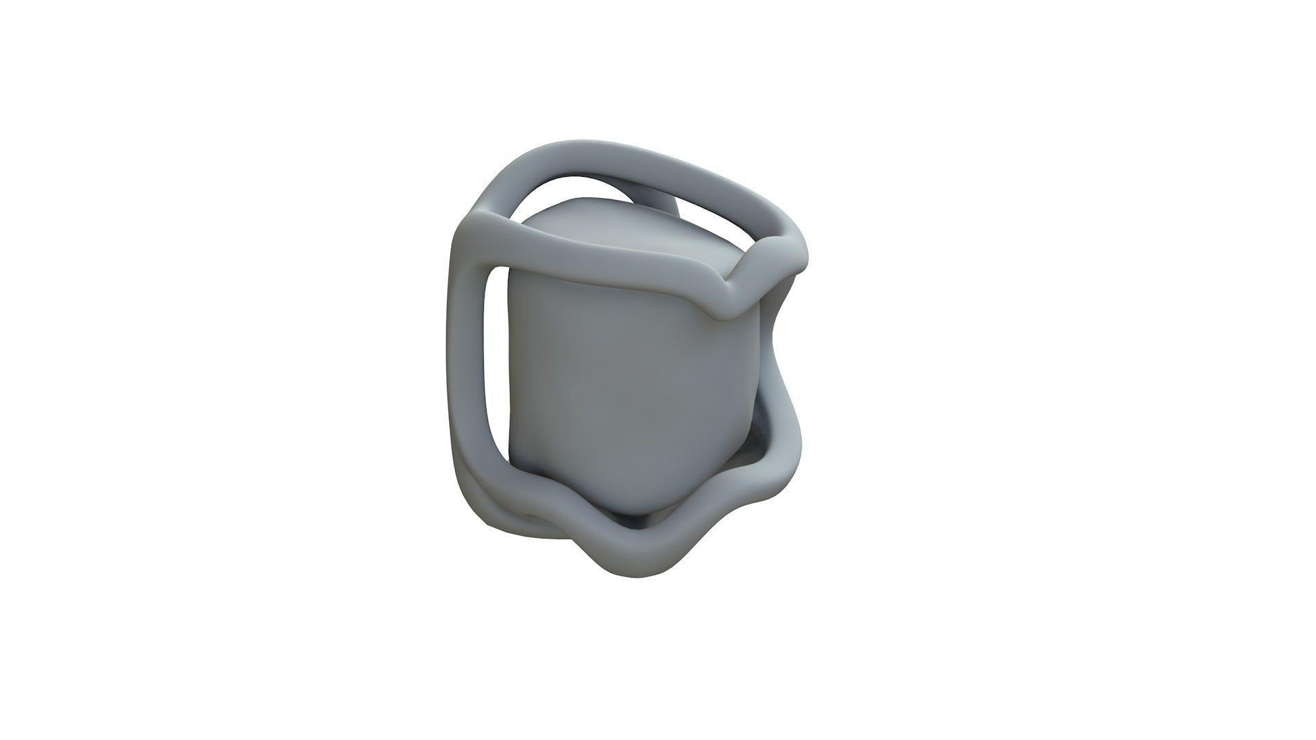 SciFi Shape Object Low Poly 85 Low-poly 3D model_10
