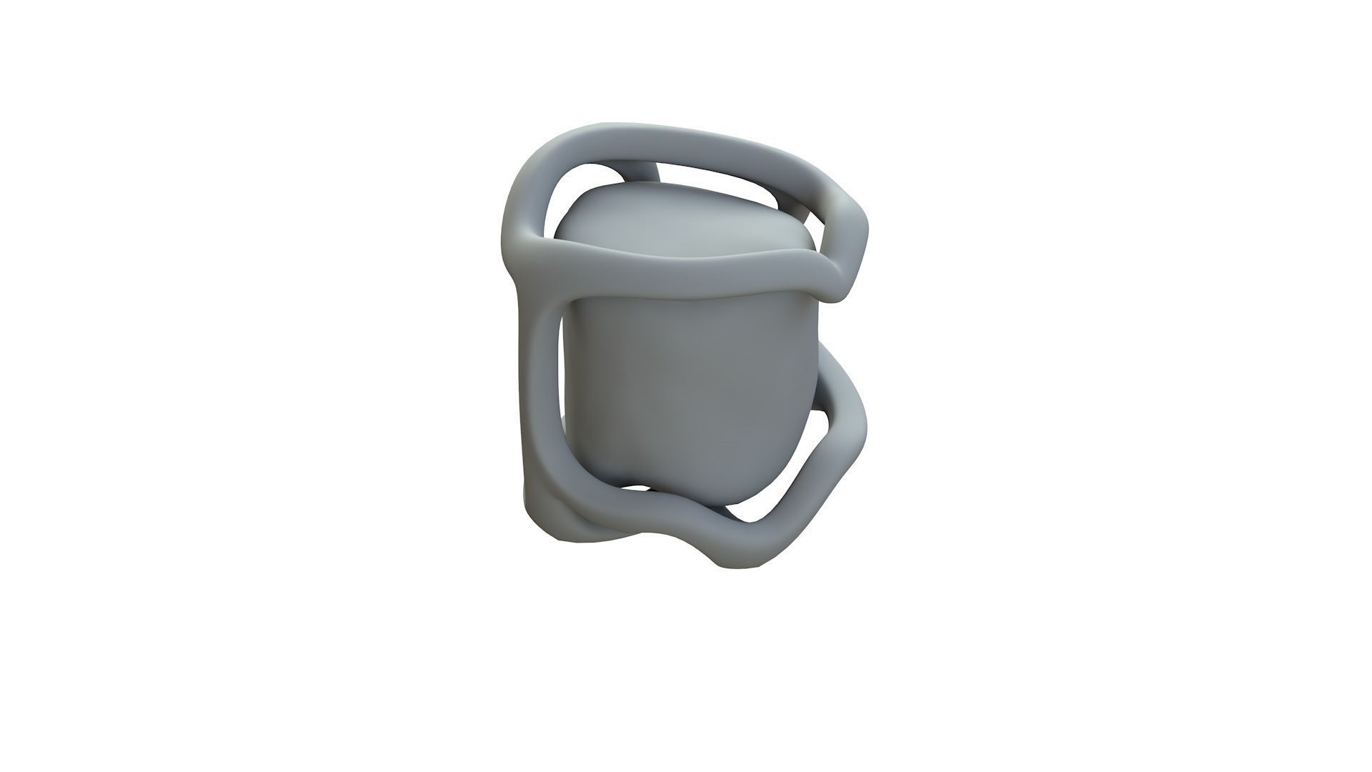 SciFi Shape Object Low Poly 85 Low-poly 3D model_13