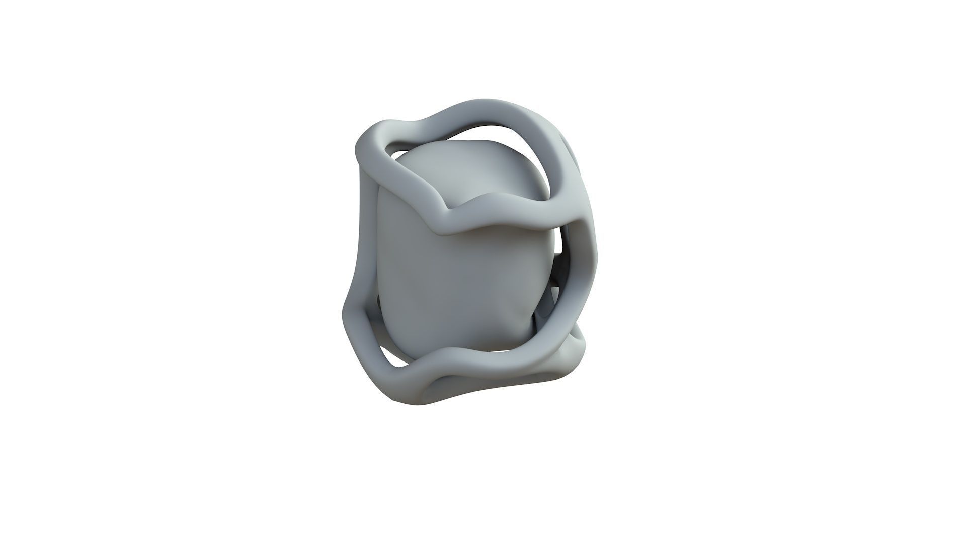 SciFi Shape Object Low Poly 85 Low-poly 3D model_7