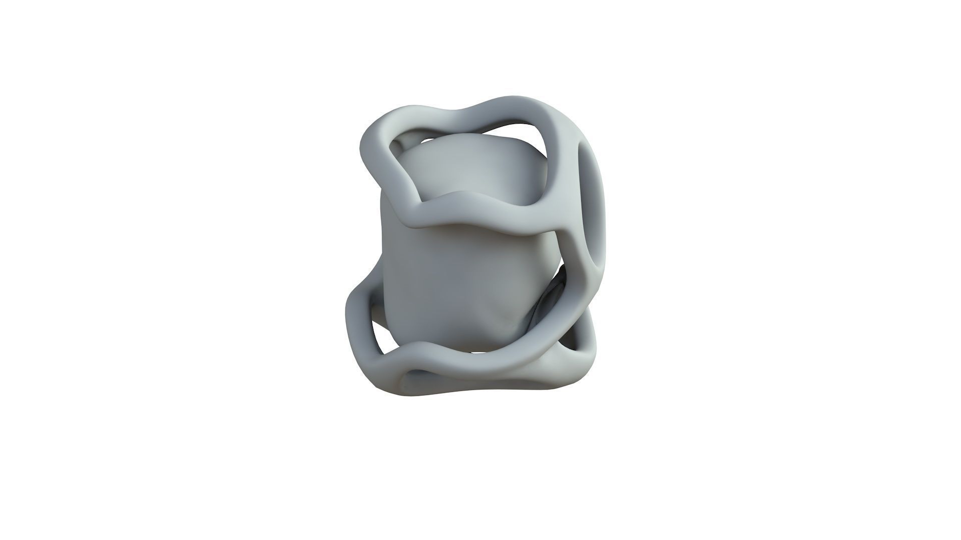 SciFi Shape Object Low Poly 85 Low-poly 3D model_6