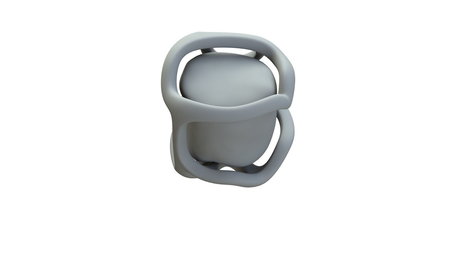 SciFi Shape Object Low Poly 85 Low-poly 3D model_16