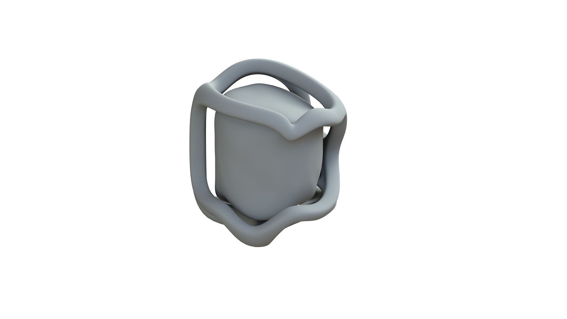 SciFi Shape Object Low Poly 85 Low-poly 3D model_9