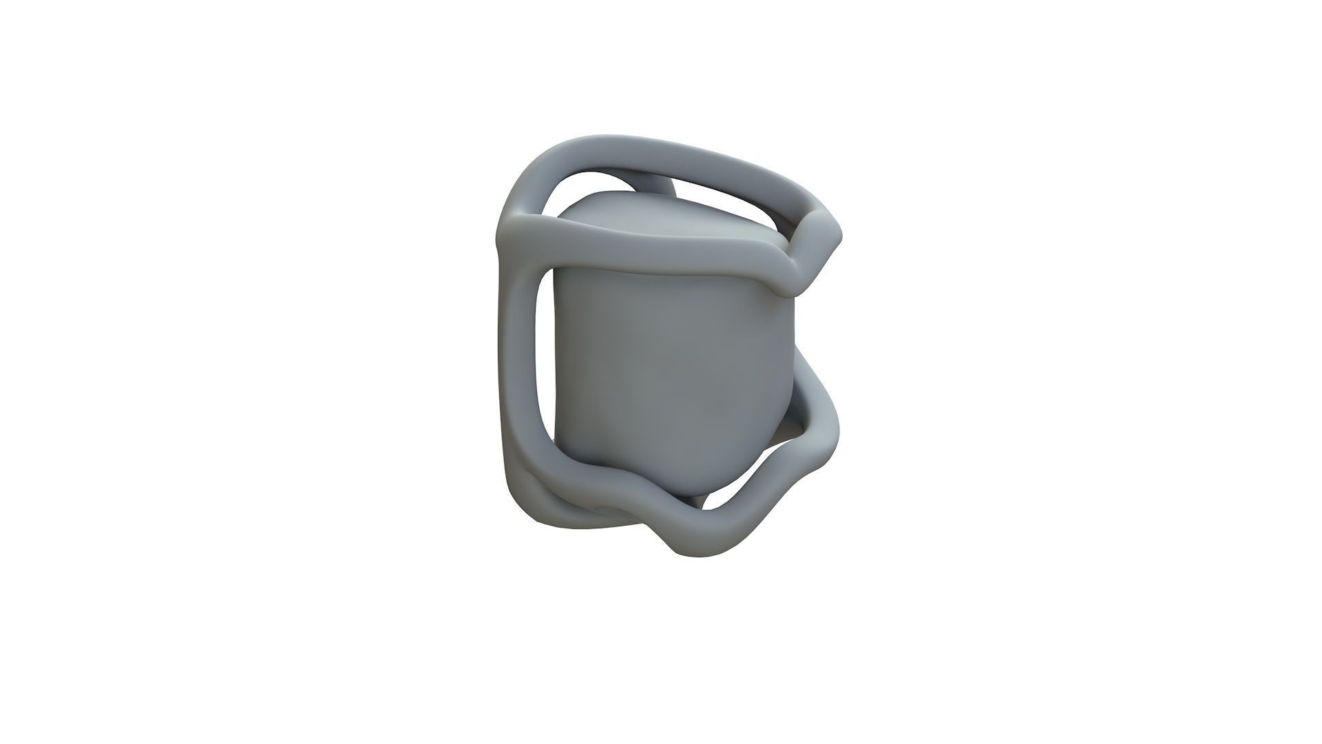 SciFi Shape Object Low Poly 85 Low-poly 3D model_11