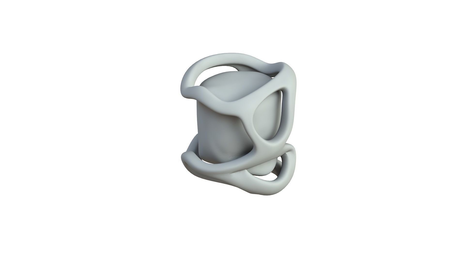 SciFi Shape Object Low Poly 85 Low-poly 3D model_4