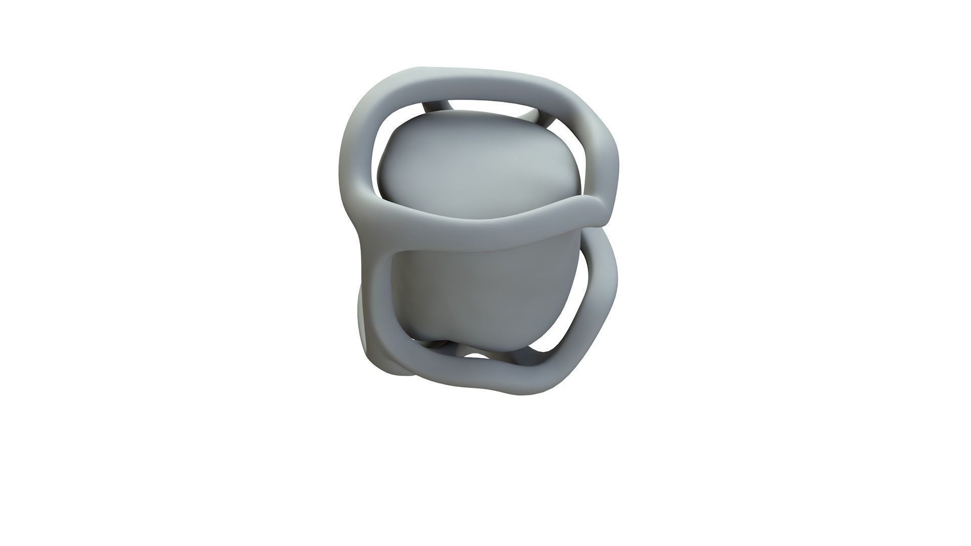 SciFi Shape Object Low Poly 85 Low-poly 3D model_15