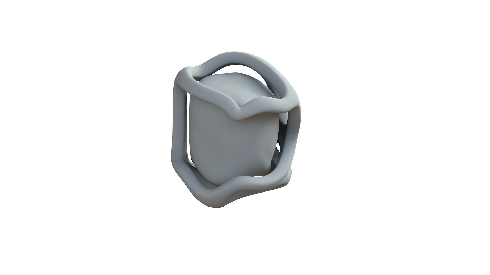 SciFi Shape Object Low Poly 85 Low-poly 3D model_8
