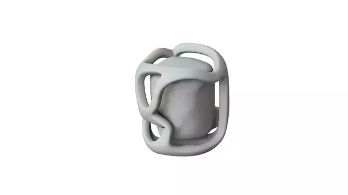 SciFi Shape Object Low Poly 85 Low-poly 3D model