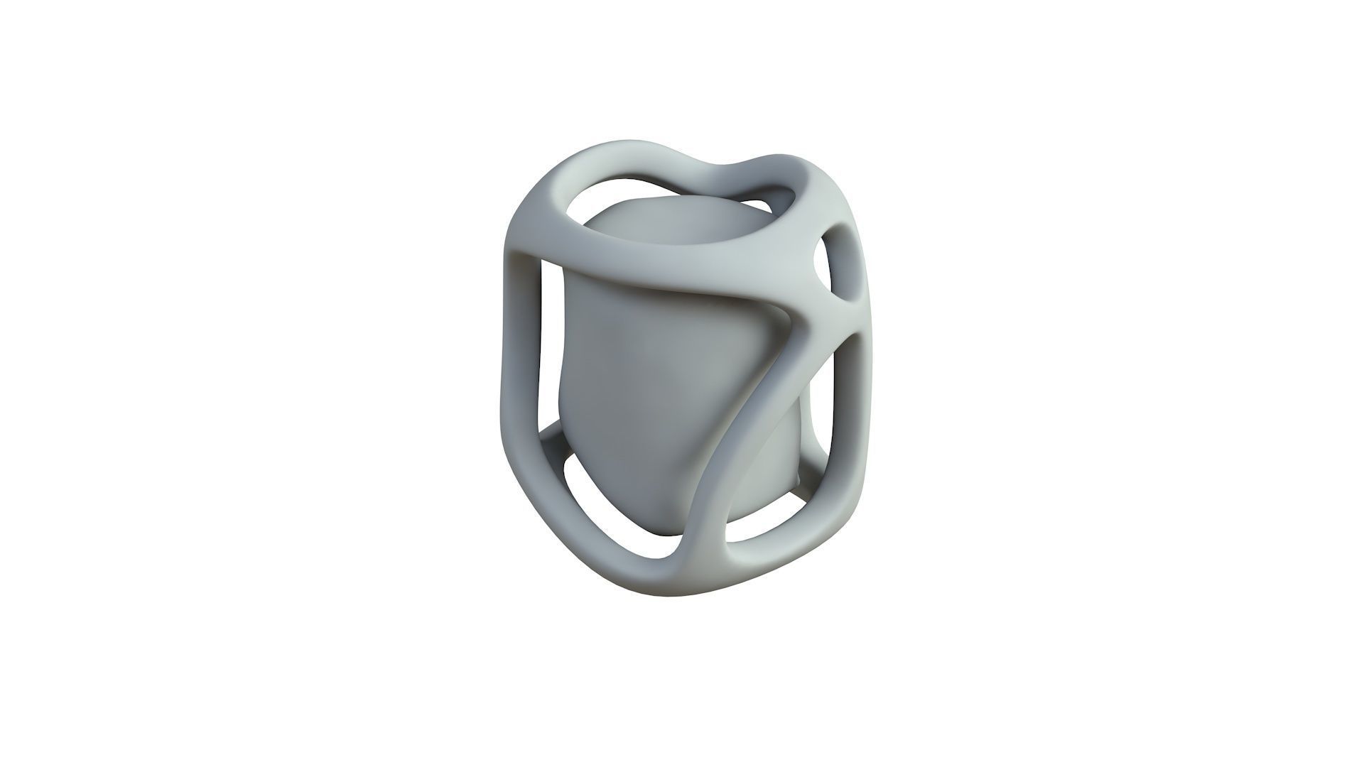 SciFi Shape Object Low Poly Low-poly 3D model_5