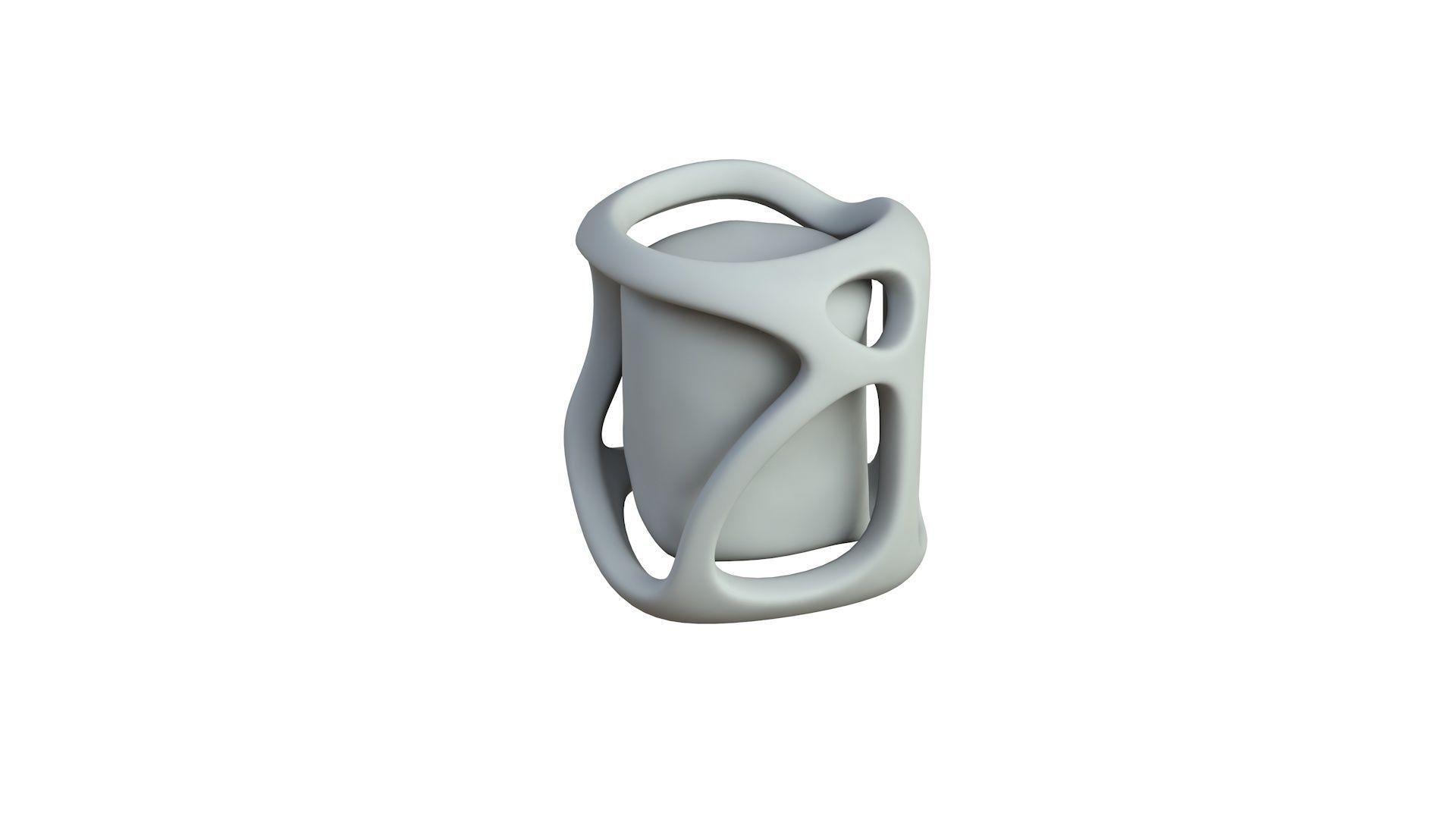 SciFi Shape Object Low Poly Low-poly 3D model_4