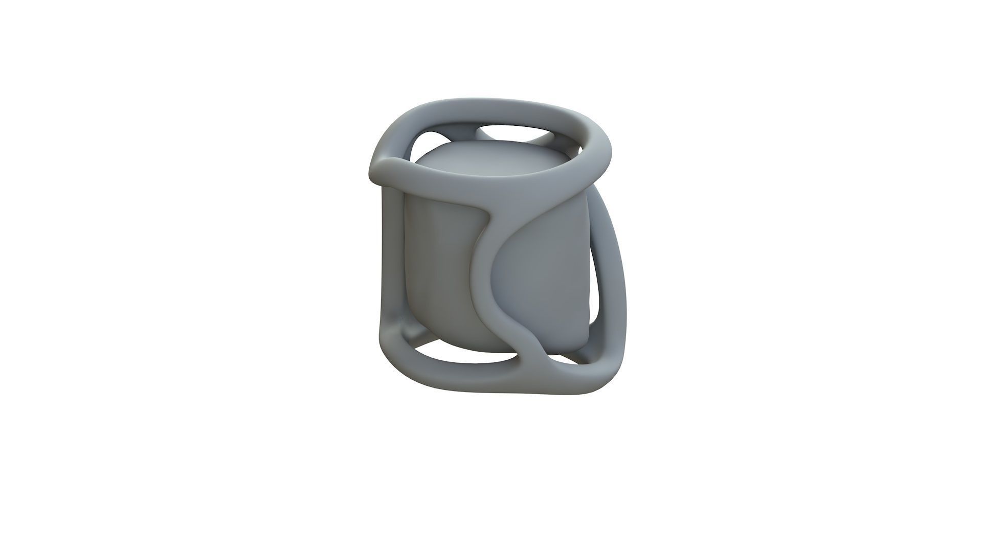 SciFi Shape Object Low Poly Low-poly 3D model_11