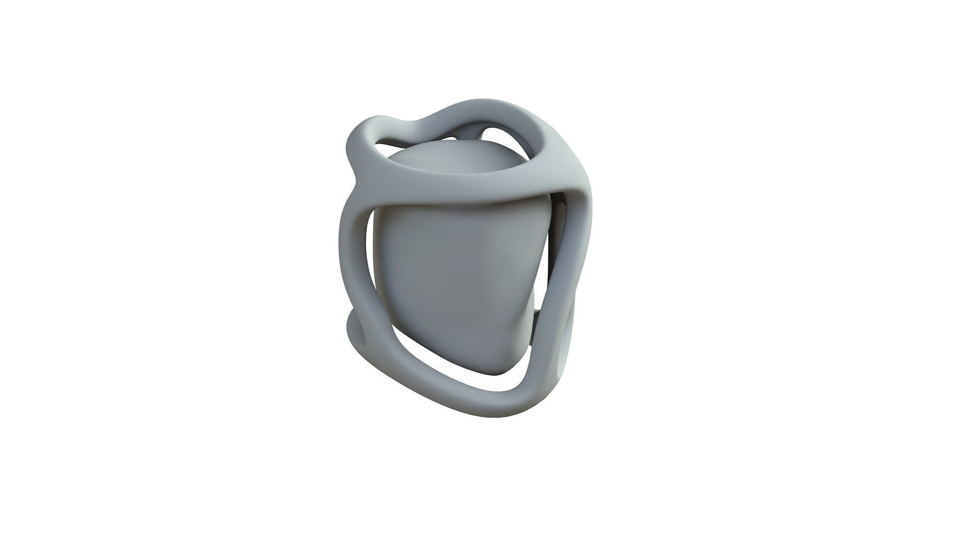 SciFi Shape Object Low Poly Low-poly 3D model_7