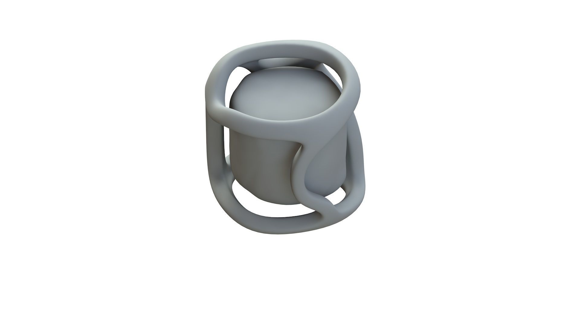 SciFi Shape Object Low Poly Low-poly 3D model_14