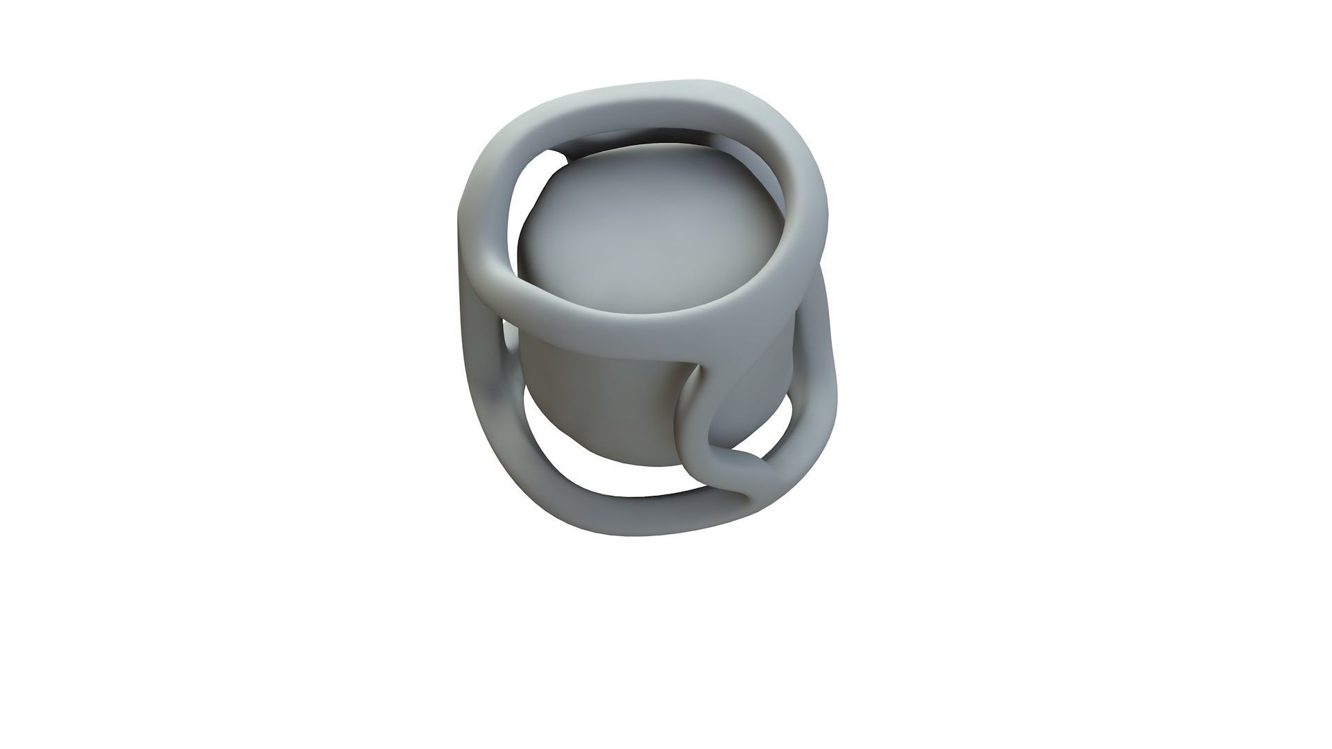 SciFi Shape Object Low Poly Low-poly 3D model_17