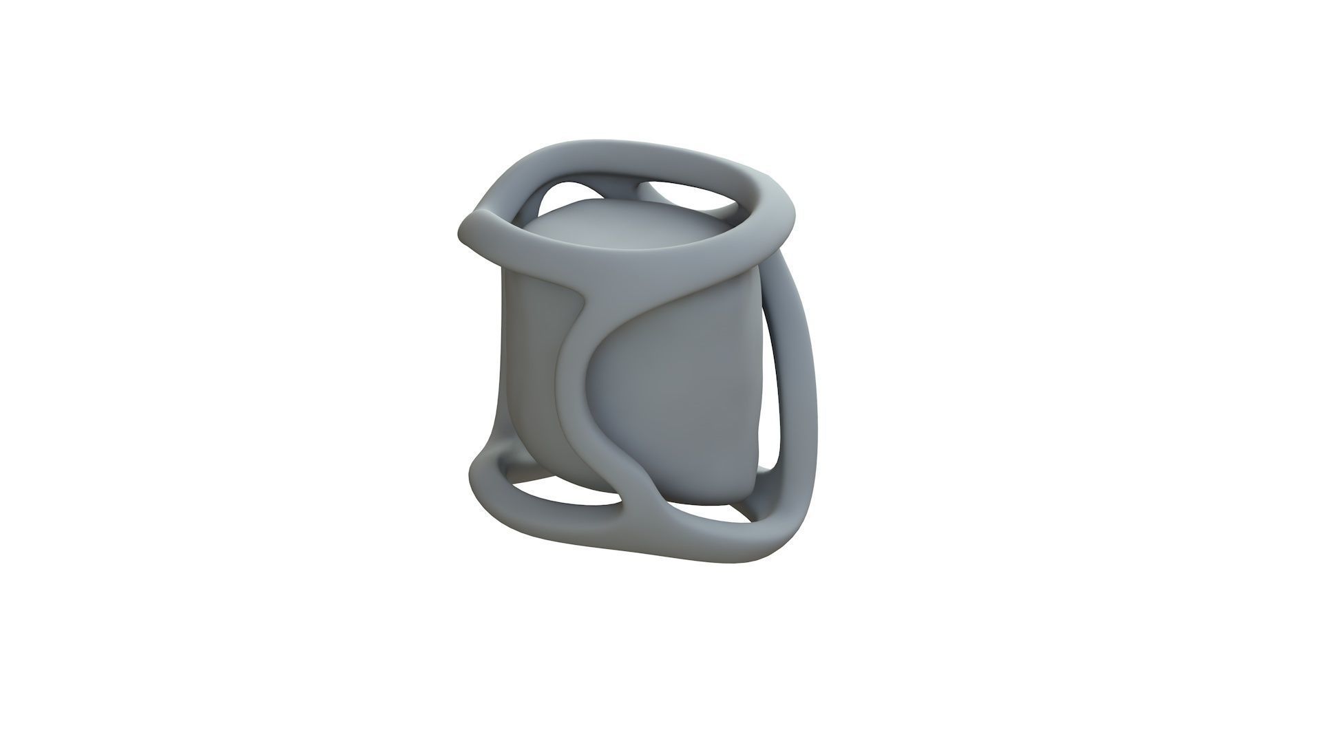 SciFi Shape Object Low Poly Low-poly 3D model_10
