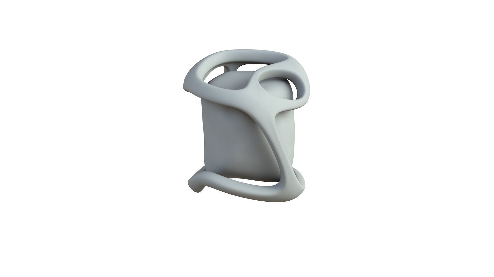 SciFi Shape Object Low Poly 44433 Low-poly 3D model_5