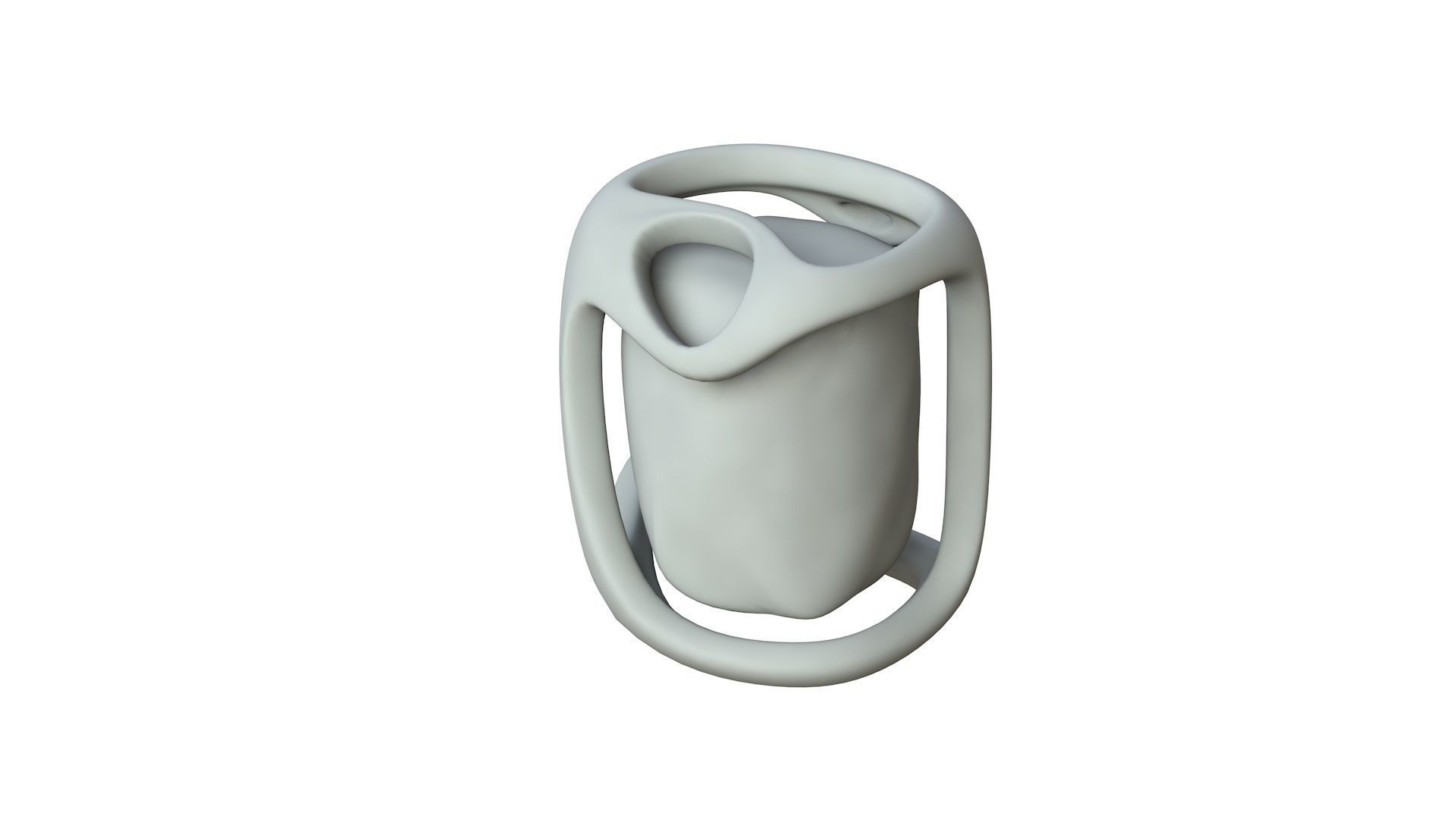 SciFi Shape Object Low Poly 44433 Low-poly 3D model_1