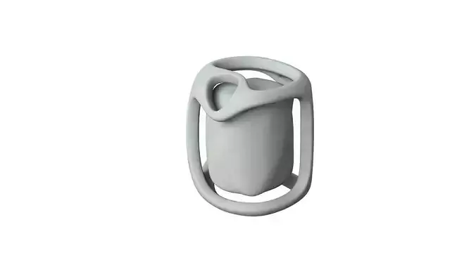 SciFi Shape Object Low Poly 44433 Low-poly 3D model
