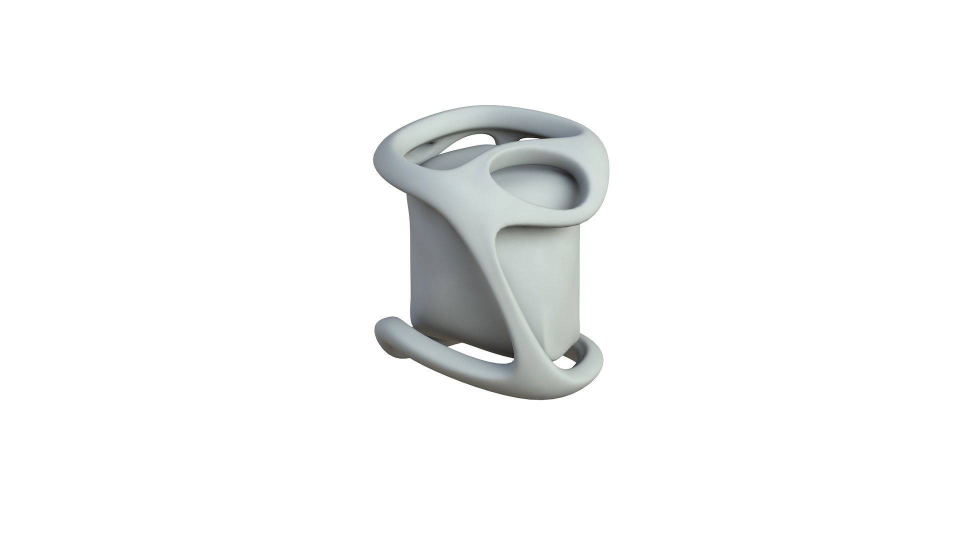 SciFi Shape Object Low Poly 44433 Low-poly 3D model_4