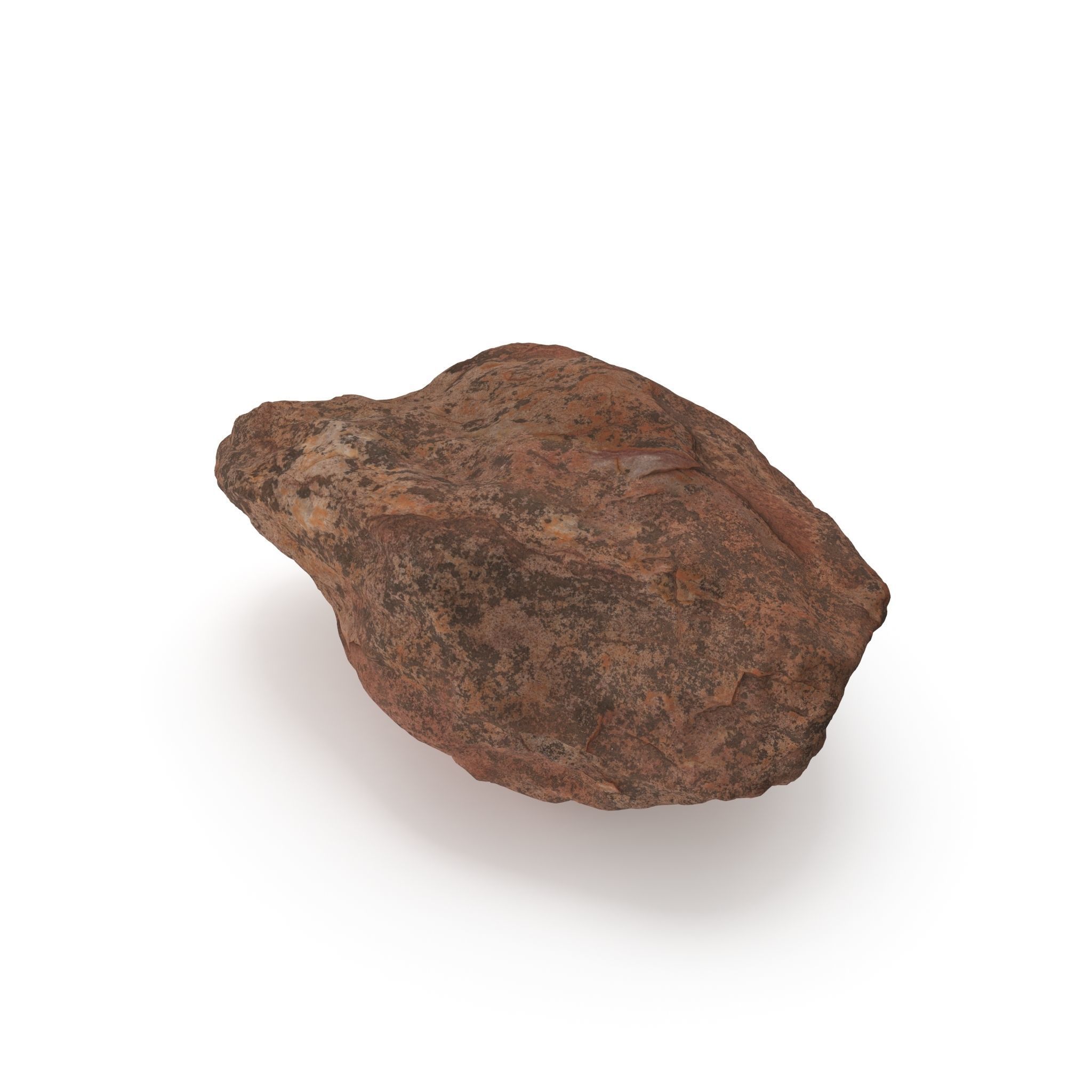 Lowpoly Rock 8 Low-poly 3D model_7
