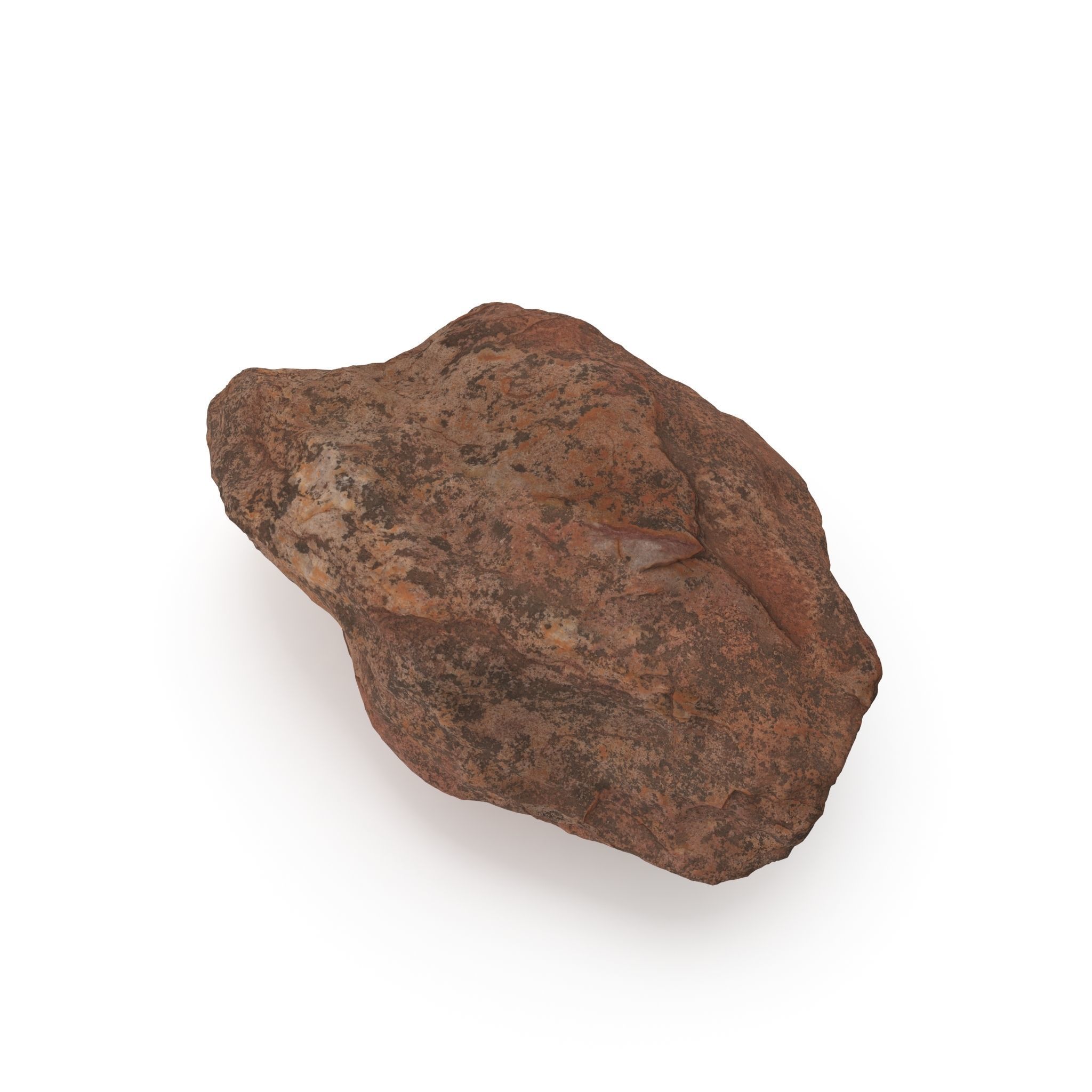 Lowpoly Rock 8 Low-poly 3D model_6