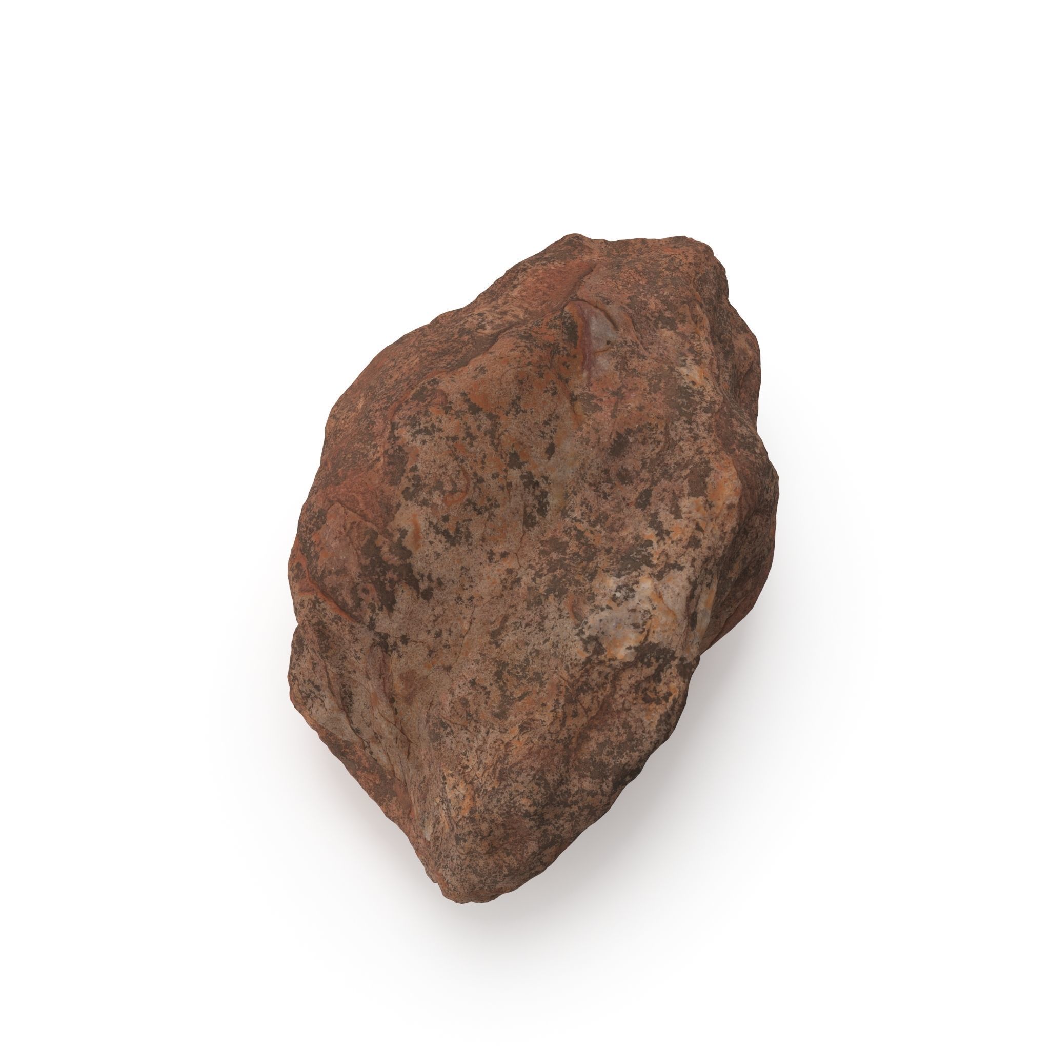 Lowpoly Rock 8 Low-poly 3D model_5