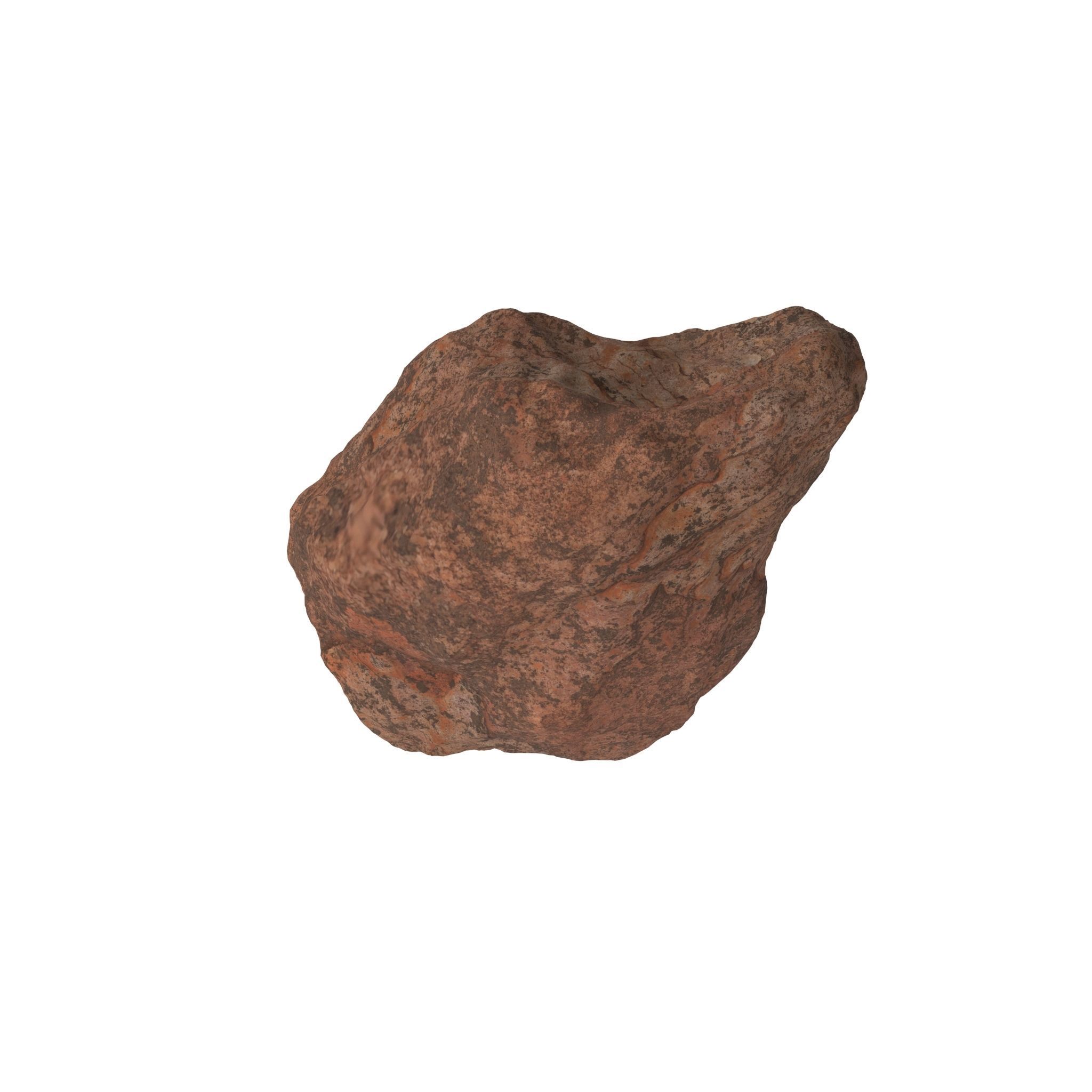 Lowpoly Rock 8 Low-poly 3D model_12