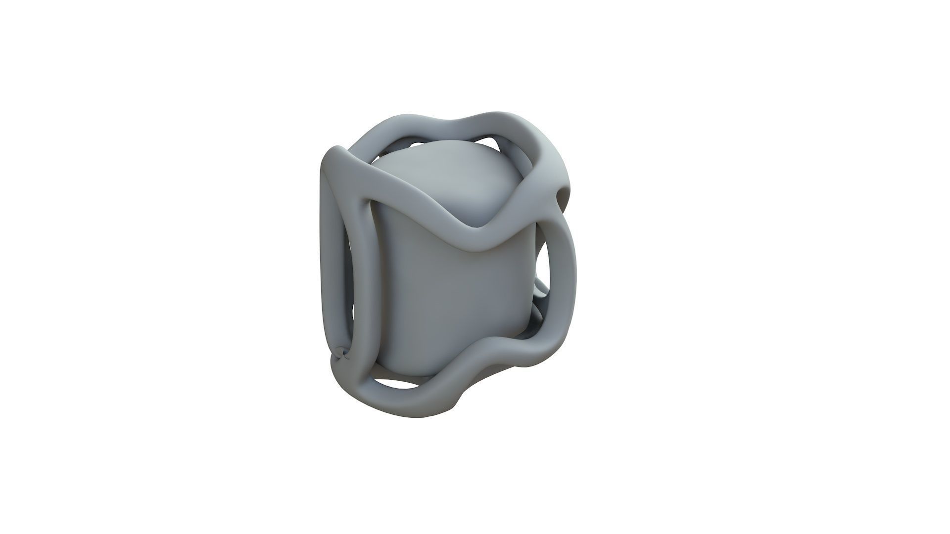 SciFi Shape Object Low Poly1212 Low-poly 3D model_9