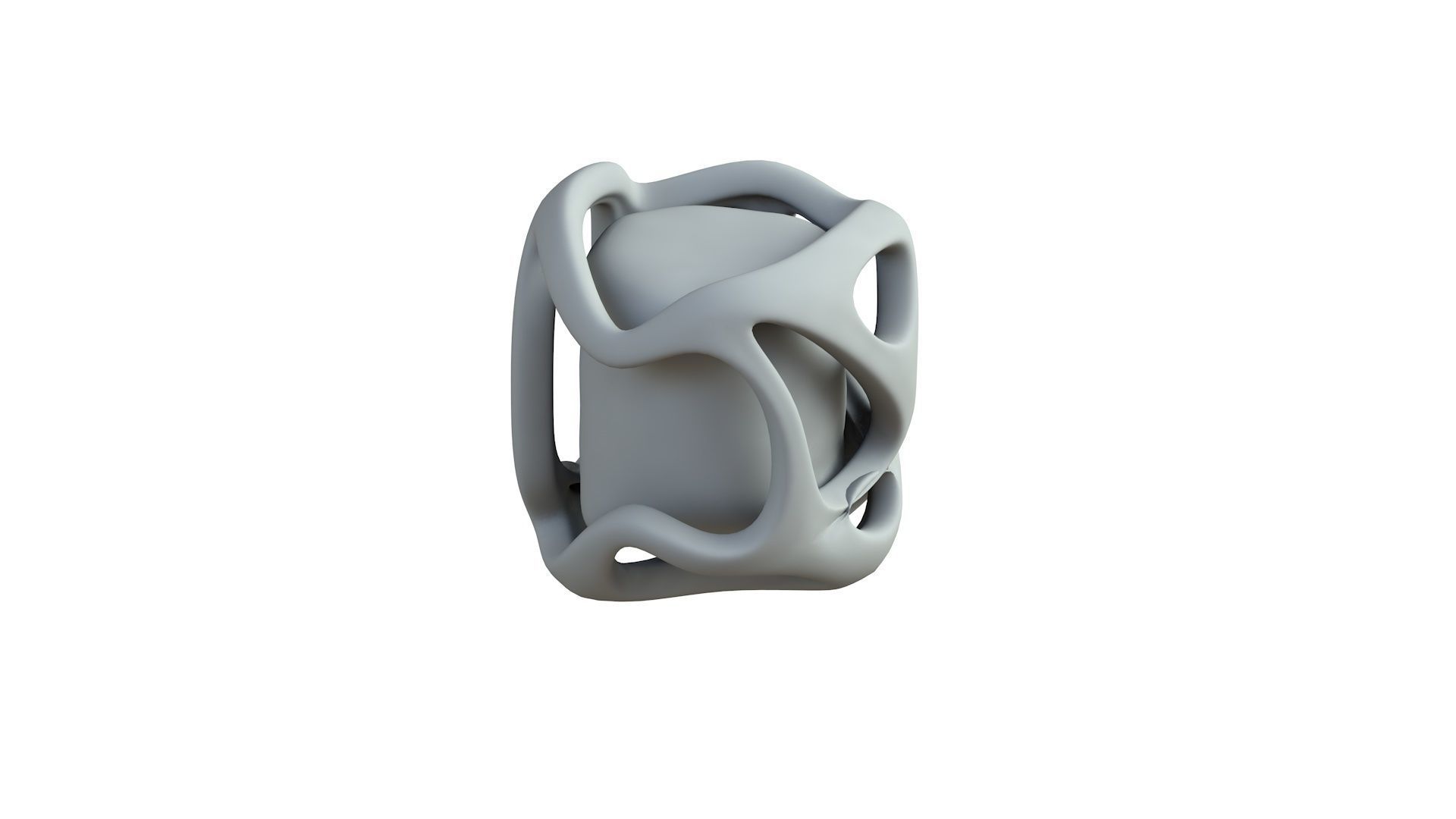 SciFi Shape Object Low Poly1212 Low-poly 3D model_6