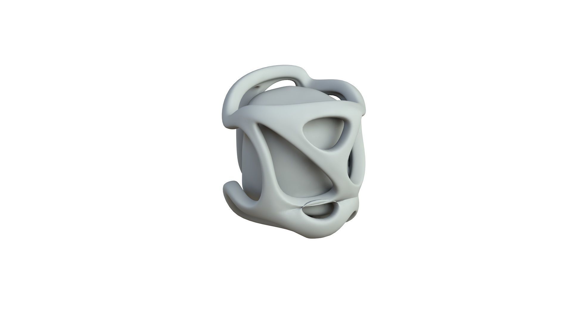 SciFi Shape Object Low Poly1212 Low-poly 3D model_4