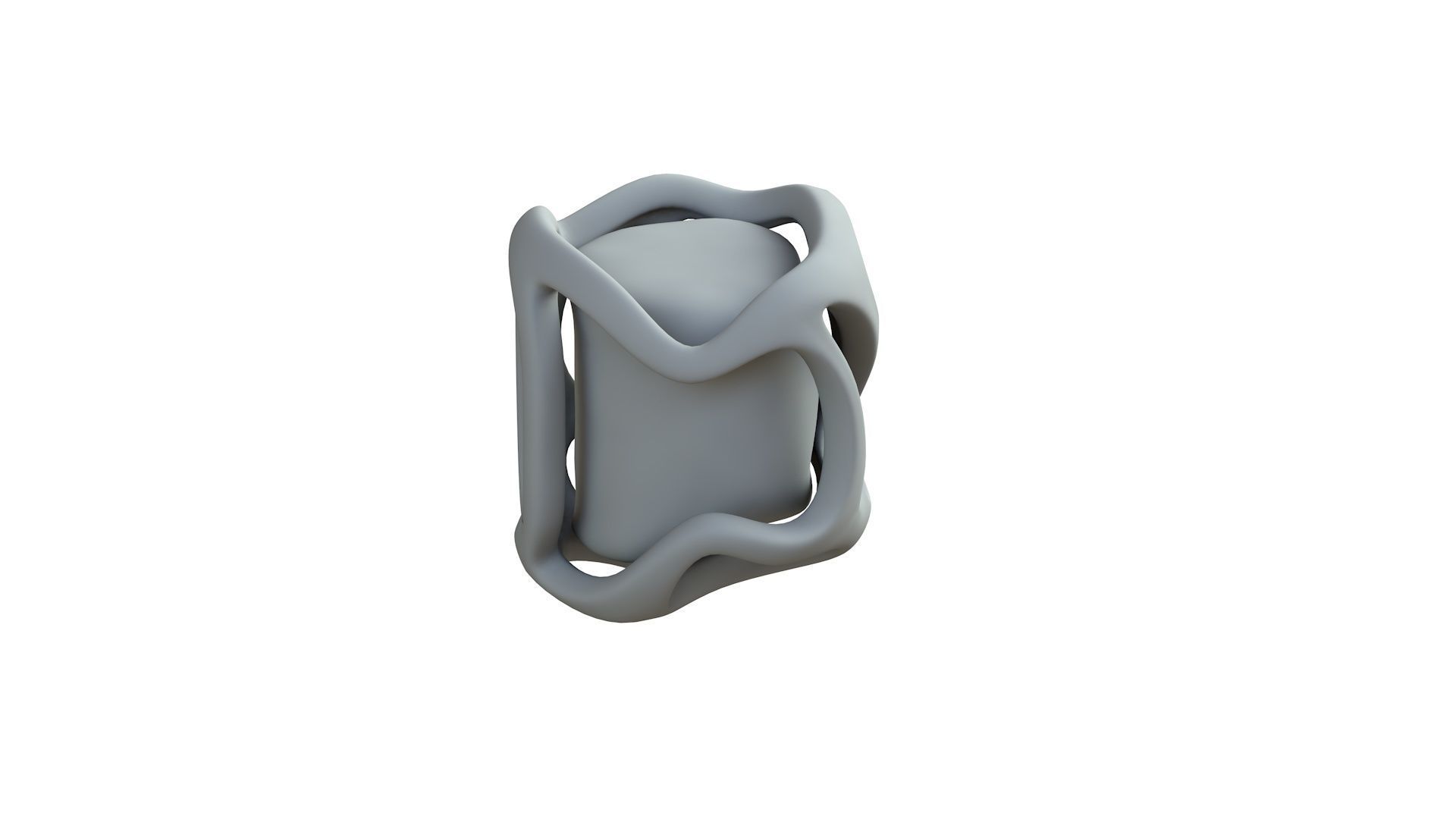 SciFi Shape Object Low Poly1212 Low-poly 3D model_7