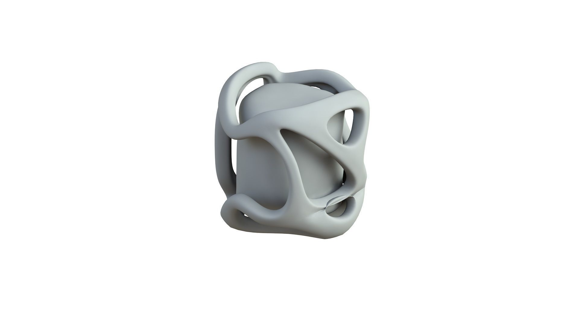 SciFi Shape Object Low Poly1212 Low-poly 3D model_5