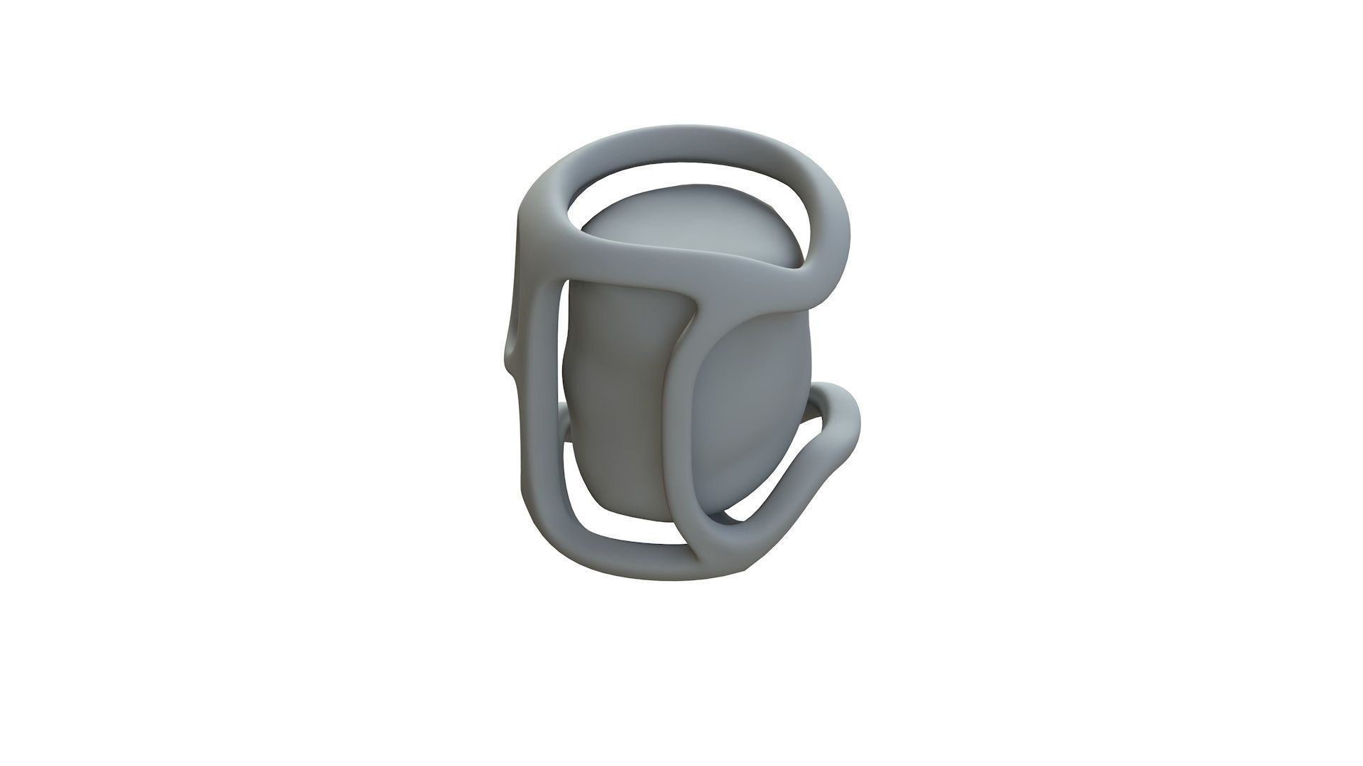 SciFi Shape Object Low Poly Low-poly 3D model_12