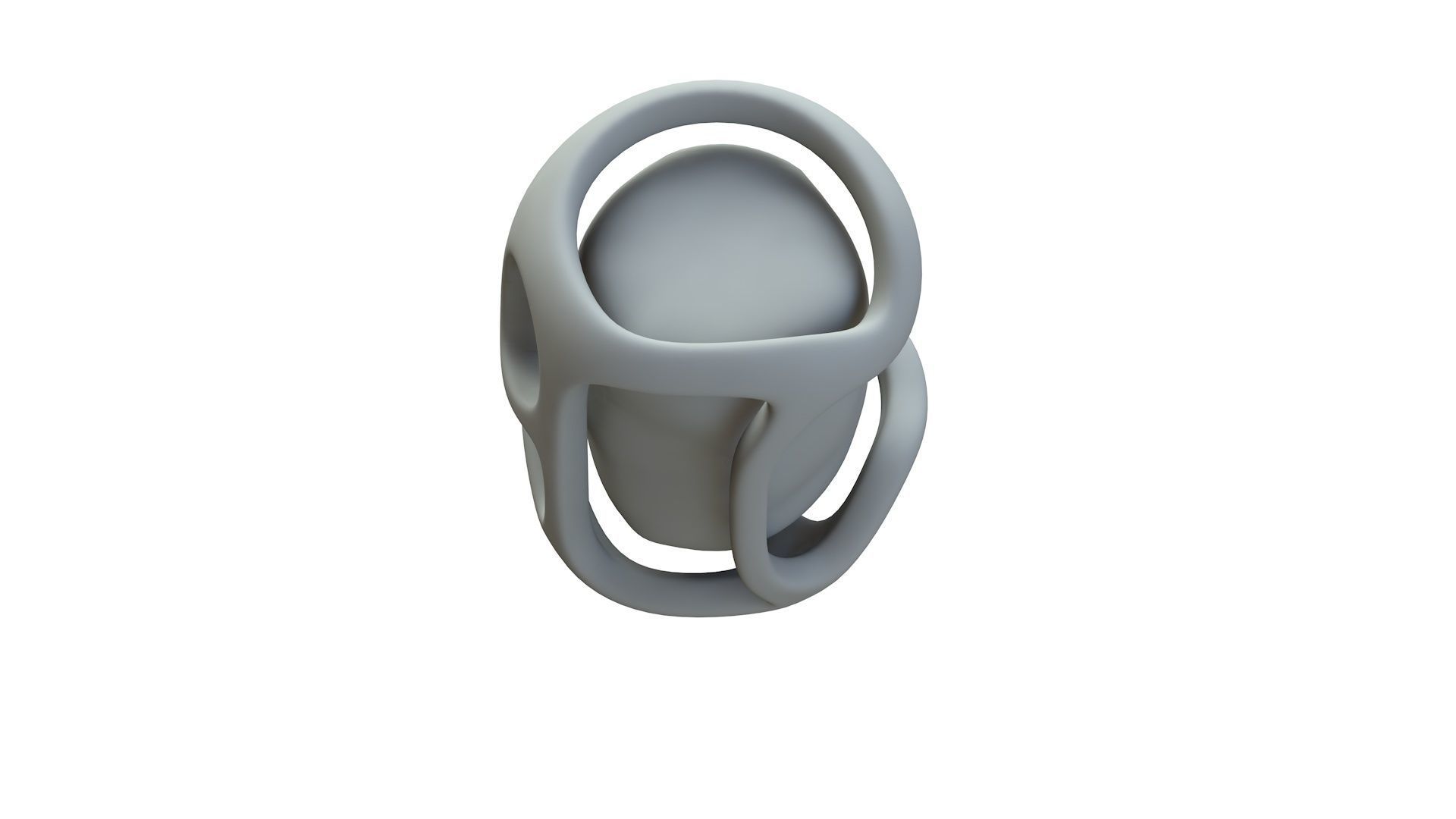 SciFi Shape Object Low Poly Low-poly 3D model_16