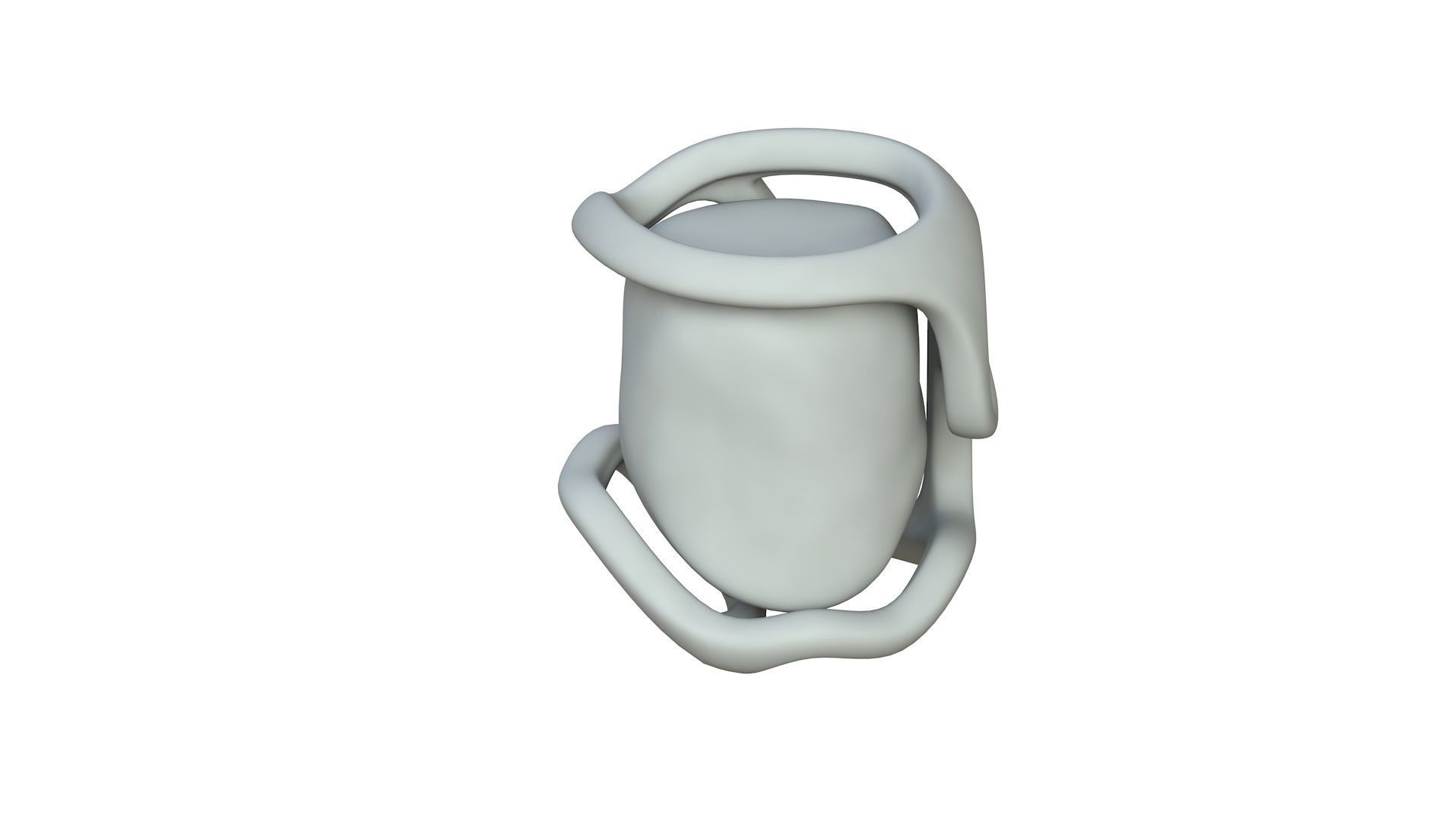 SciFi Shape Object Low Poly Low-poly 3D model_2