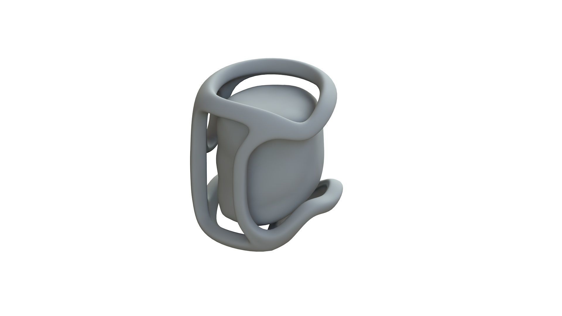 SciFi Shape Object Low Poly Low-poly 3D model_10