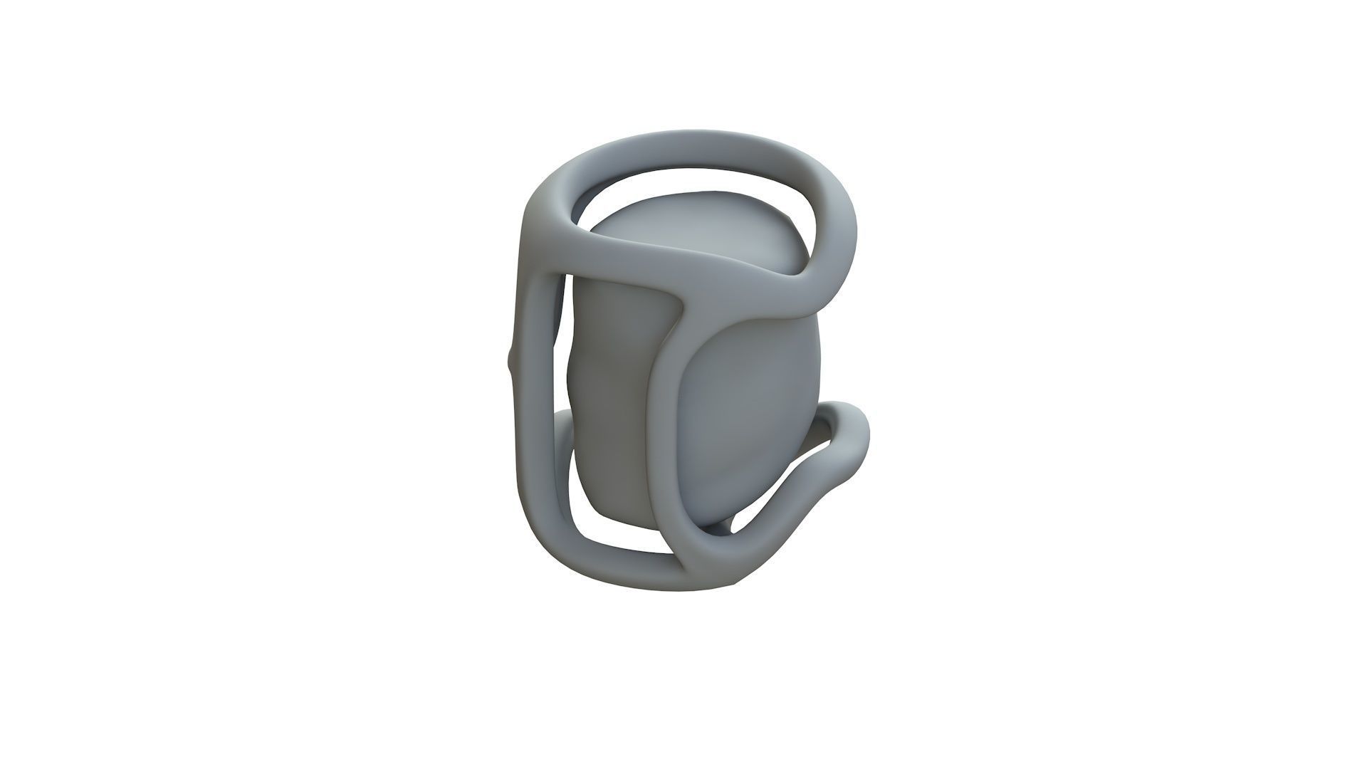 SciFi Shape Object Low Poly Low-poly 3D model_11