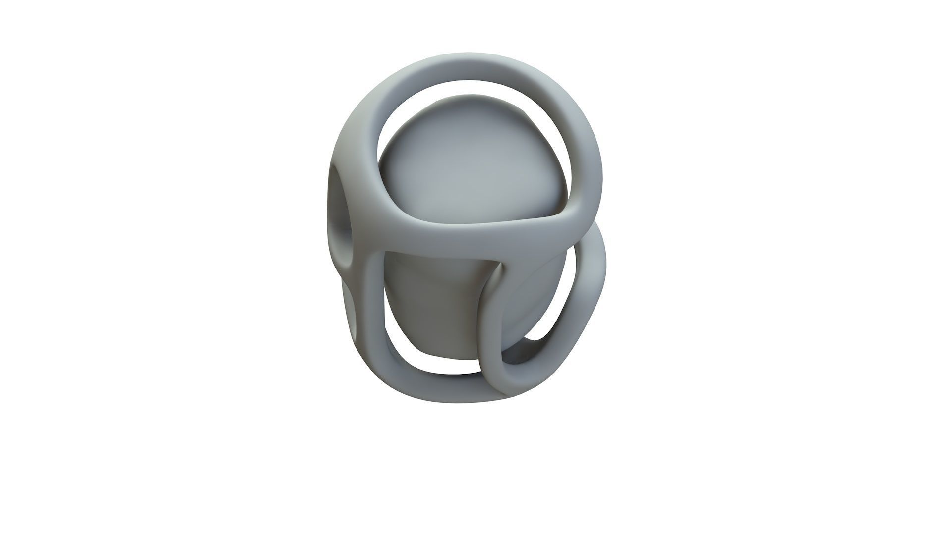 SciFi Shape Object Low Poly Low-poly 3D model_17