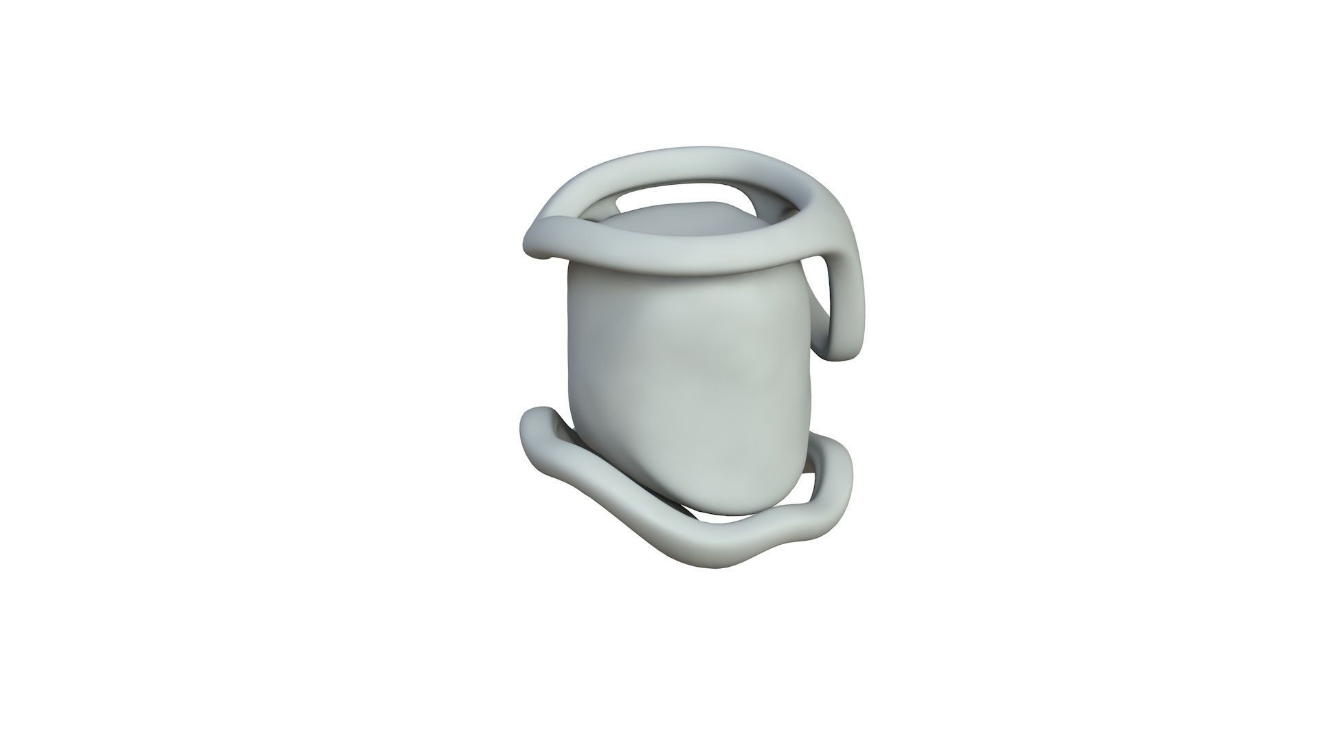 SciFi Shape Object Low Poly Low-poly 3D model_3