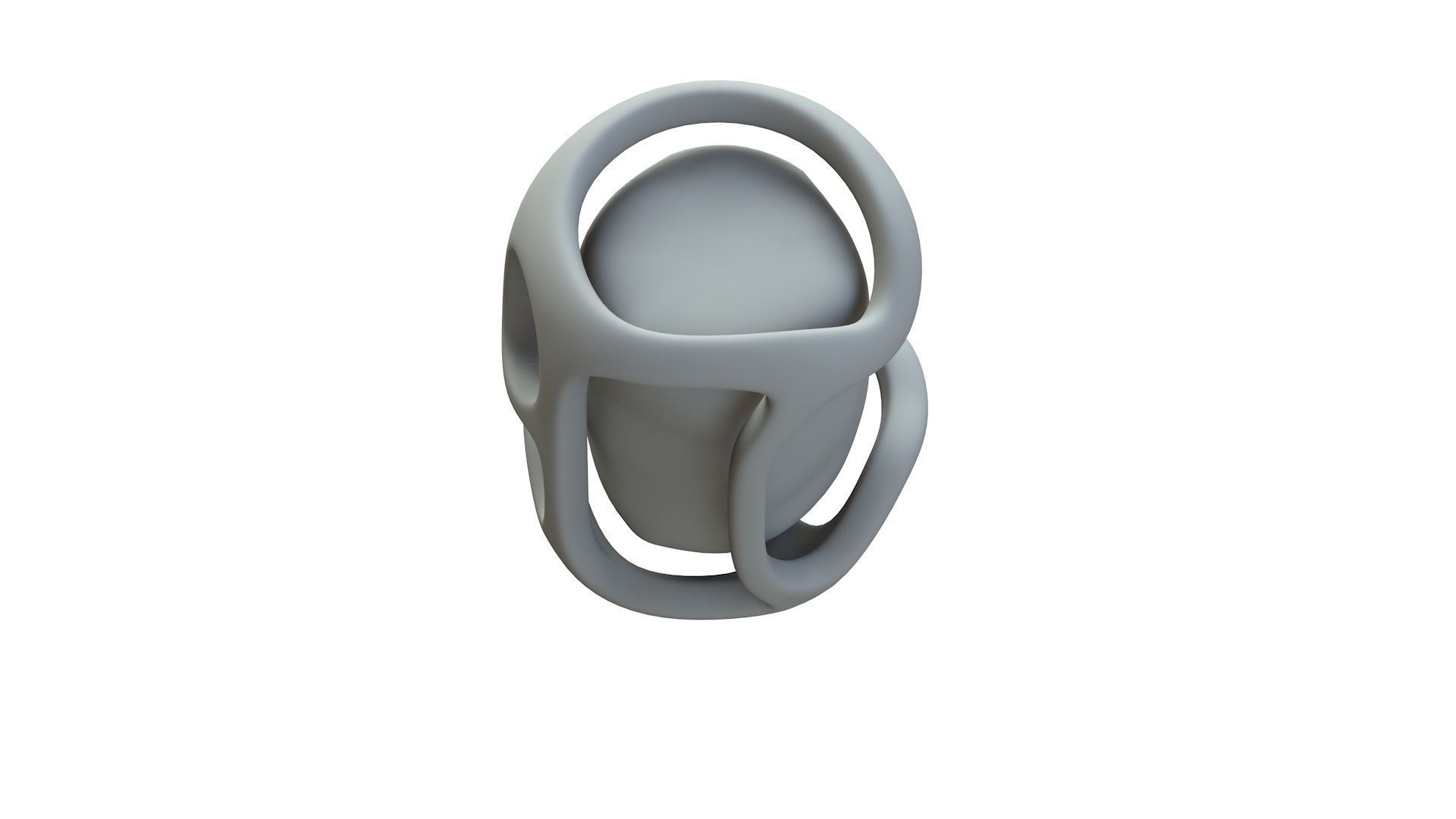 SciFi Shape Object Low Poly Low-poly 3D model_15