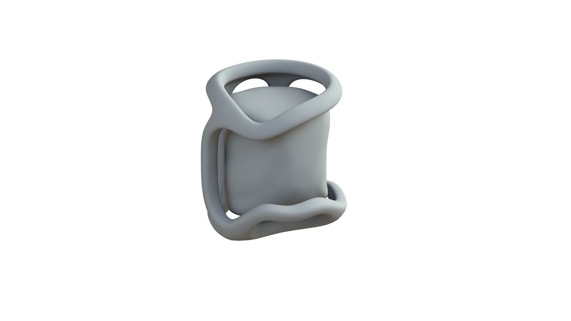 SciFi Shape Object Low Poly Low-poly 3D model_7